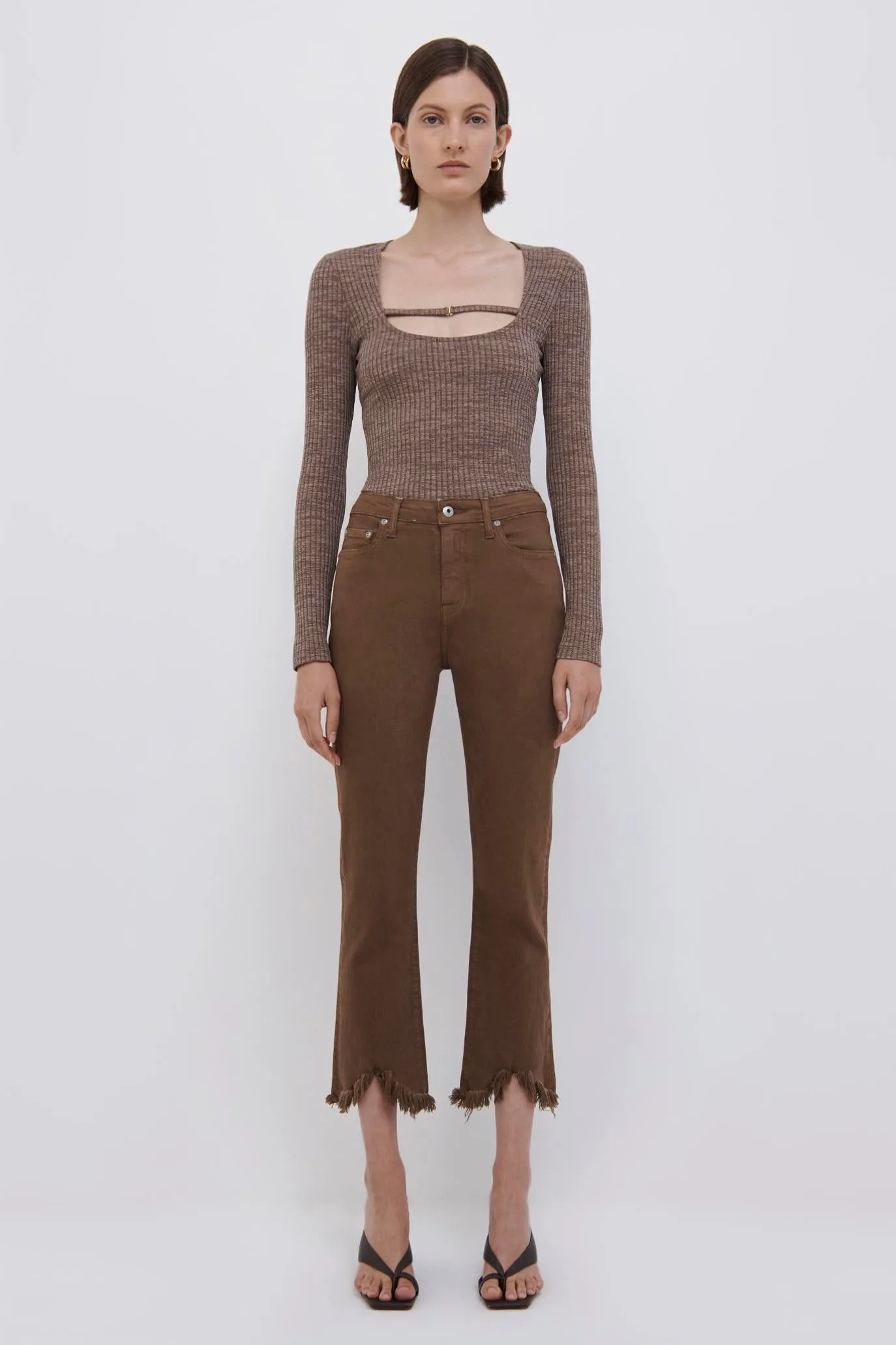Brenda Melange Top sold by Jonathan Simkhai product image thumbnail 5