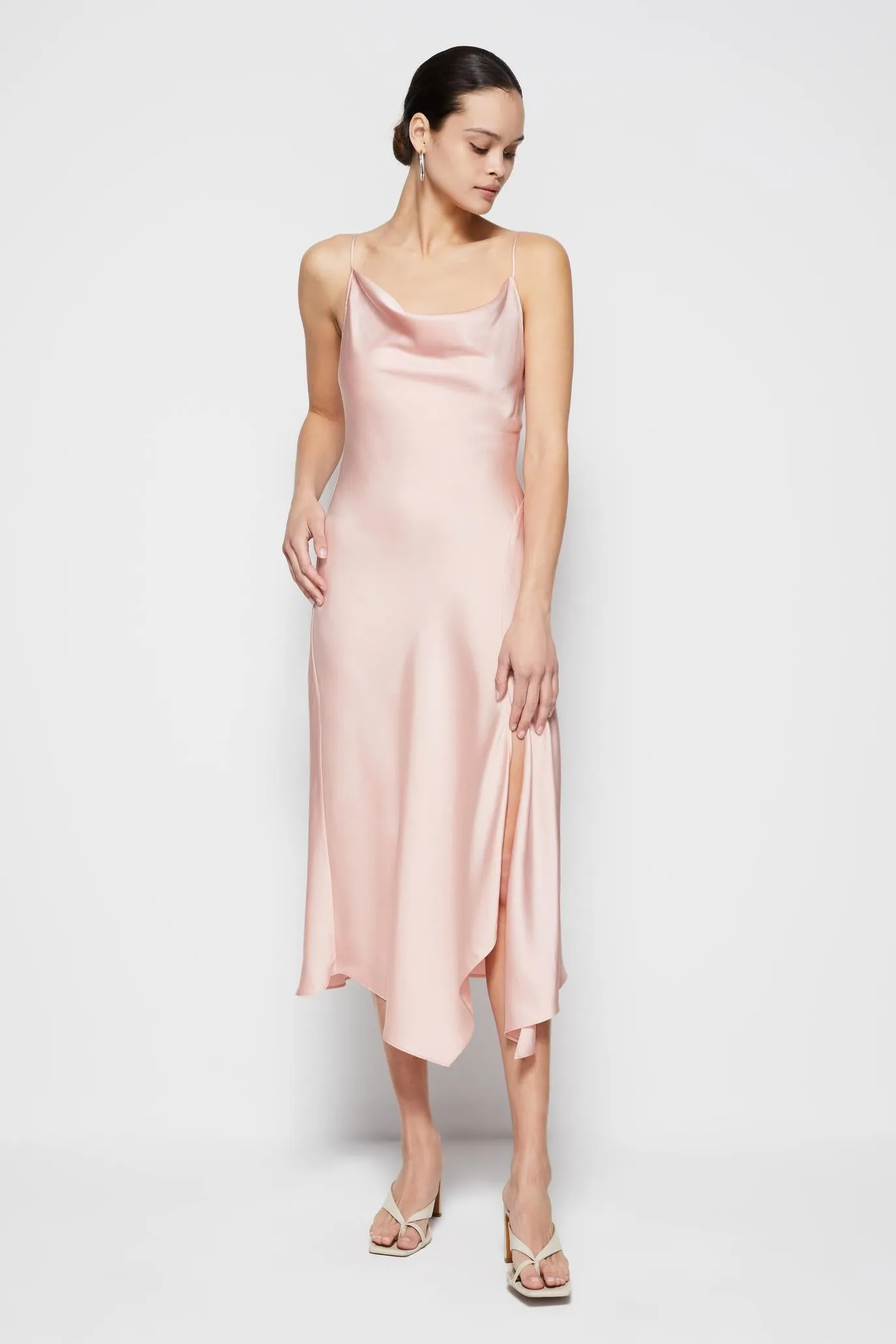 Nellie Satin Slip Dress sold by Jonathan Simkhai product image thumbnail 3