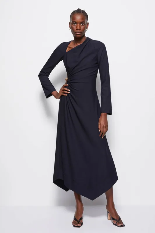 Christie Draped Cutout Dress sold by Jonathan Simkhai
