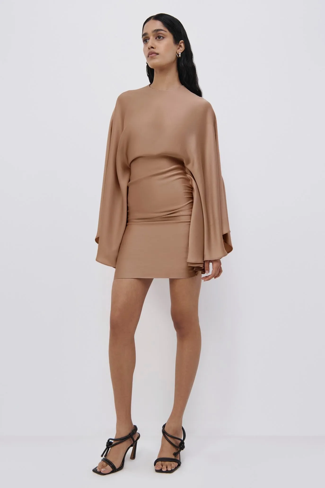 Kadence Bell Sleeve Mini Dress sold by Jonathan Simkhai product image thumbnail 4