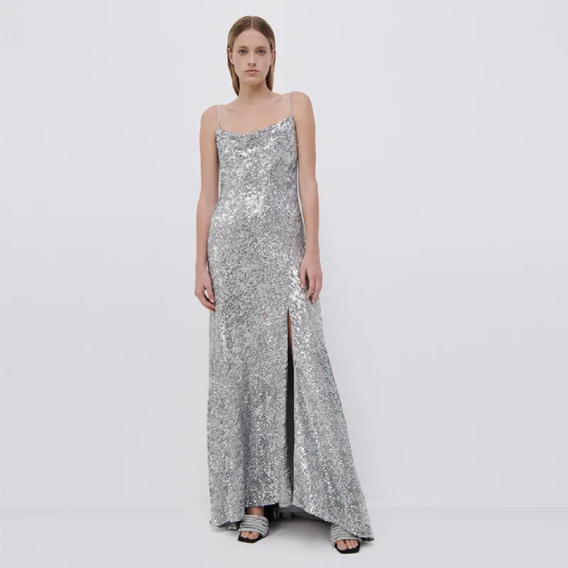 Finley Hammered Sequin Gown sold by Jonathan Simkhai