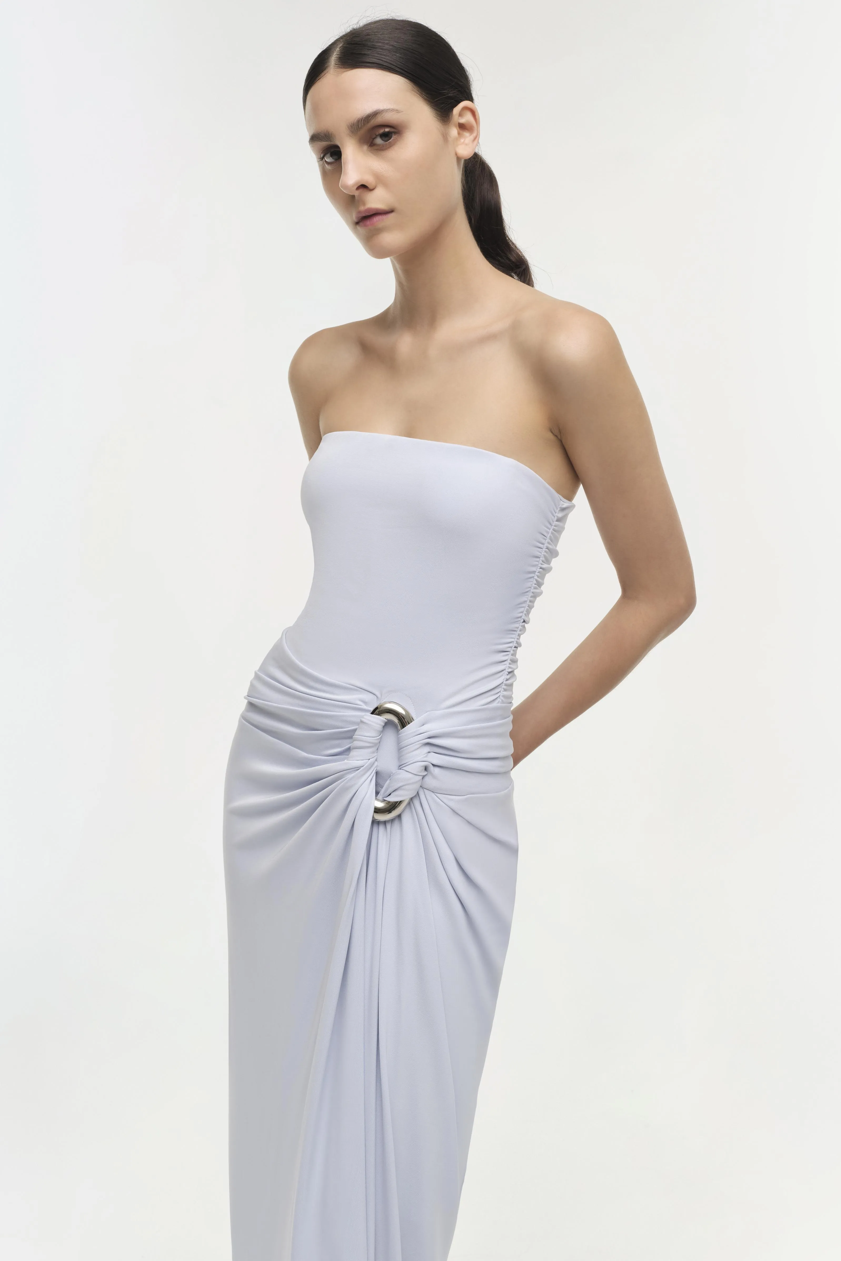 Emma Strapless Jersey Gown sold by Jonathan Simkhai product image thumbnail 4