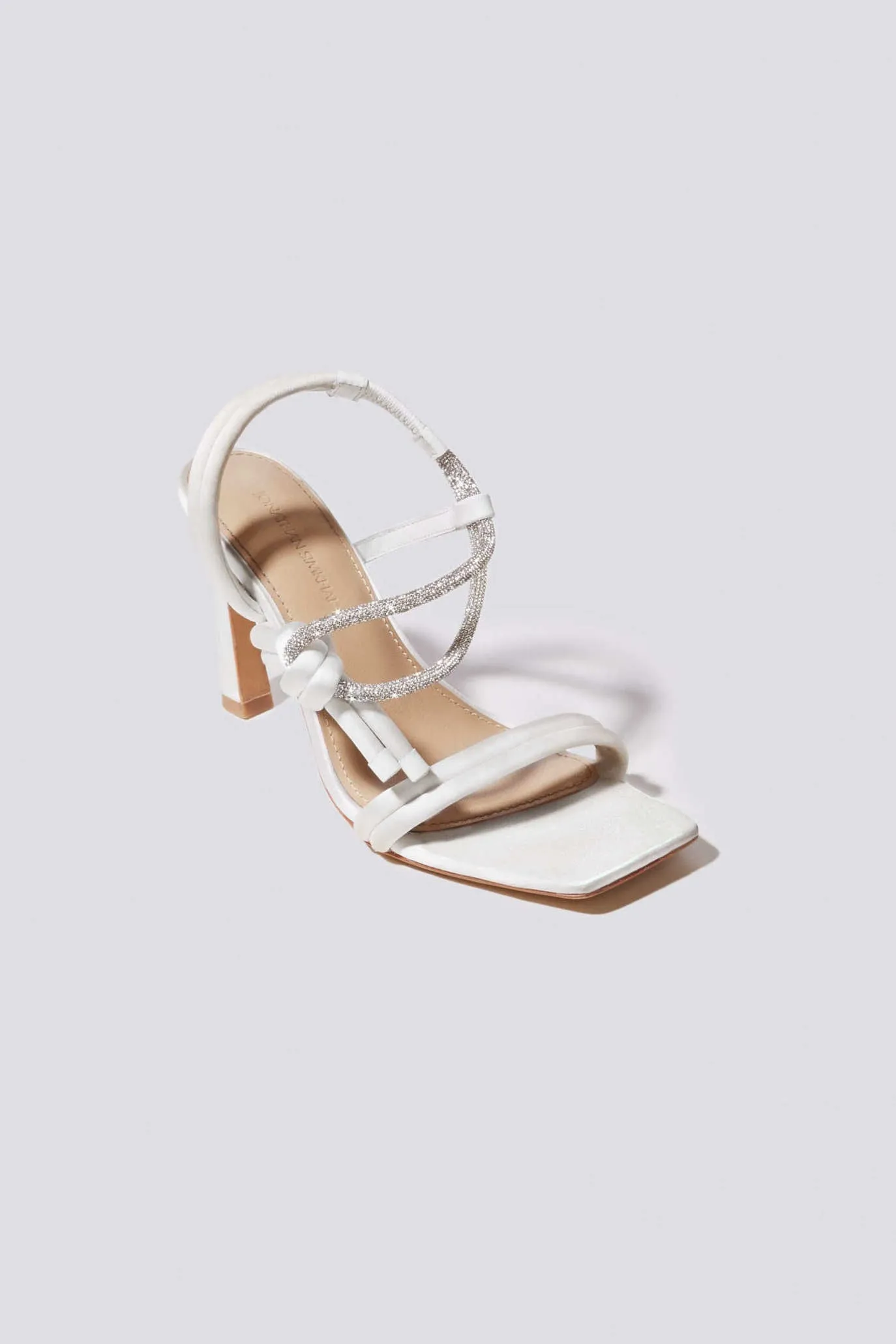 Cassie Strappy Crystal Sandal sold by Jonathan Simkhai product image thumbnail 4