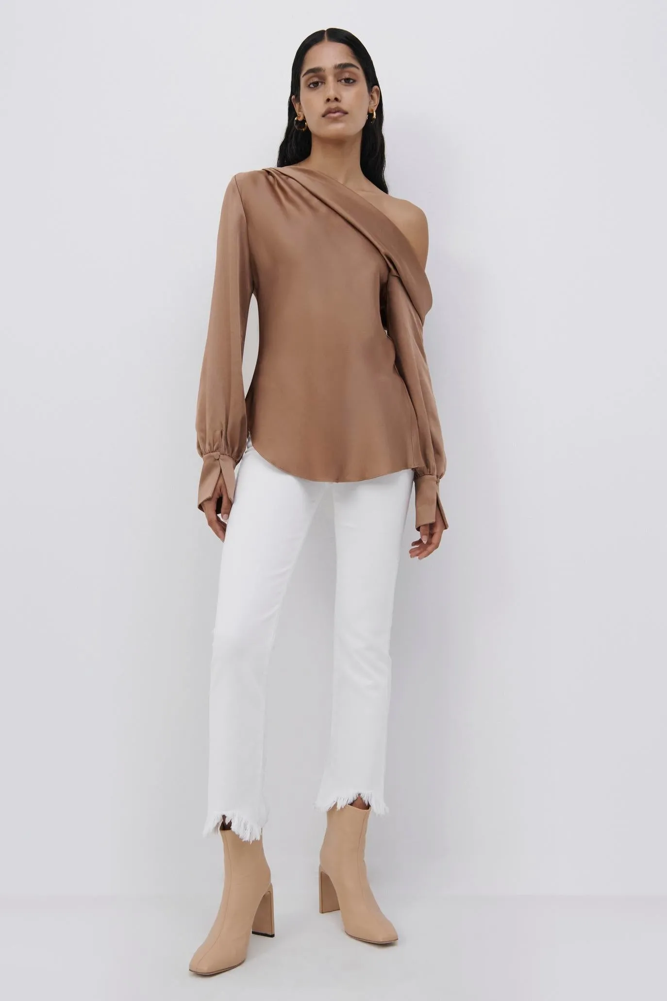Alice Cold Shoulder Top sold by Jonathan Simkhai product image thumbnail 4