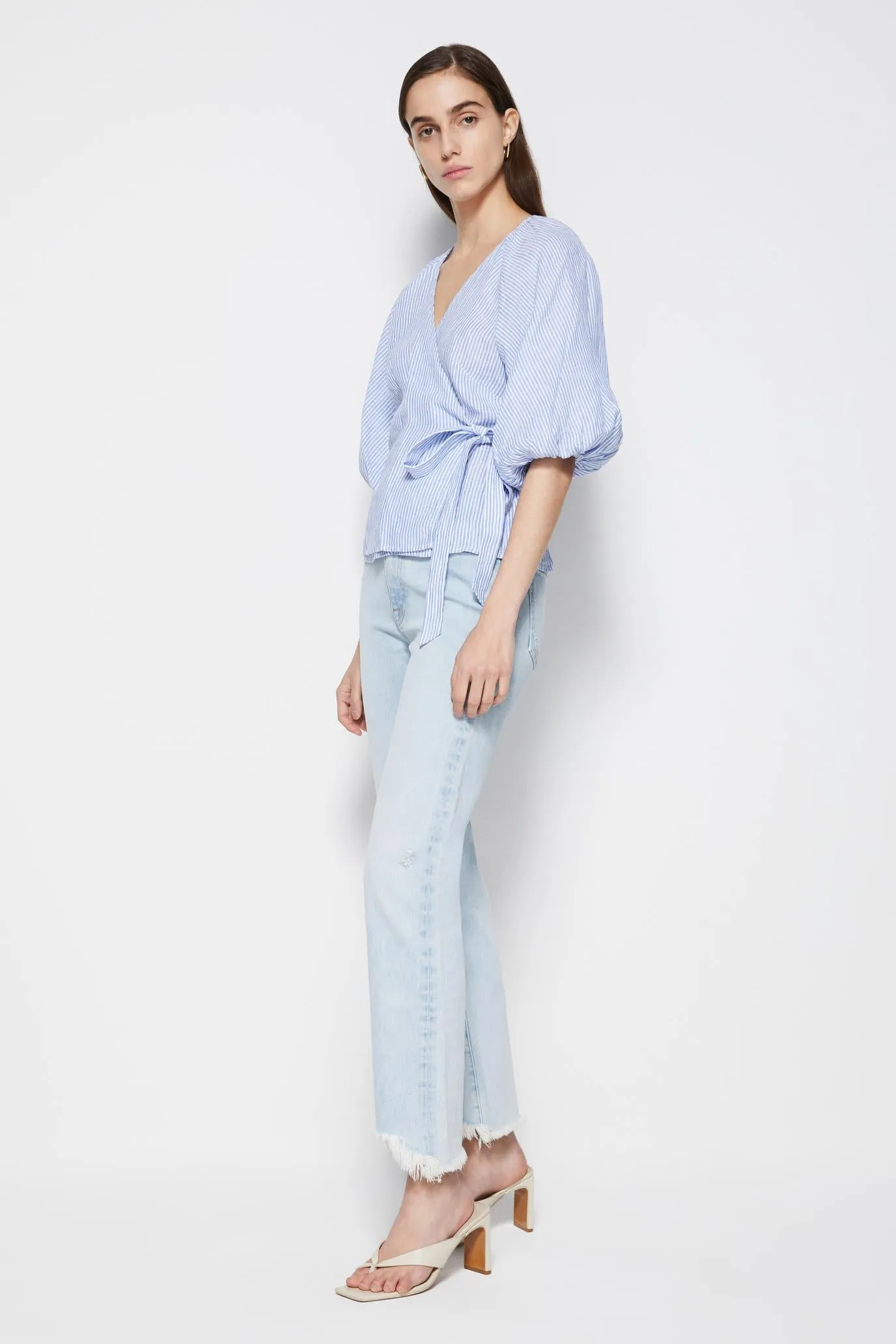 Katrina Linen Top sold by Jonathan Simkhai product image thumbnail 4