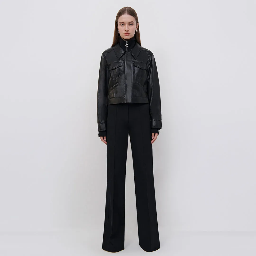 Becka Vegan Leather Jacket sold by Jonathan Simkhai