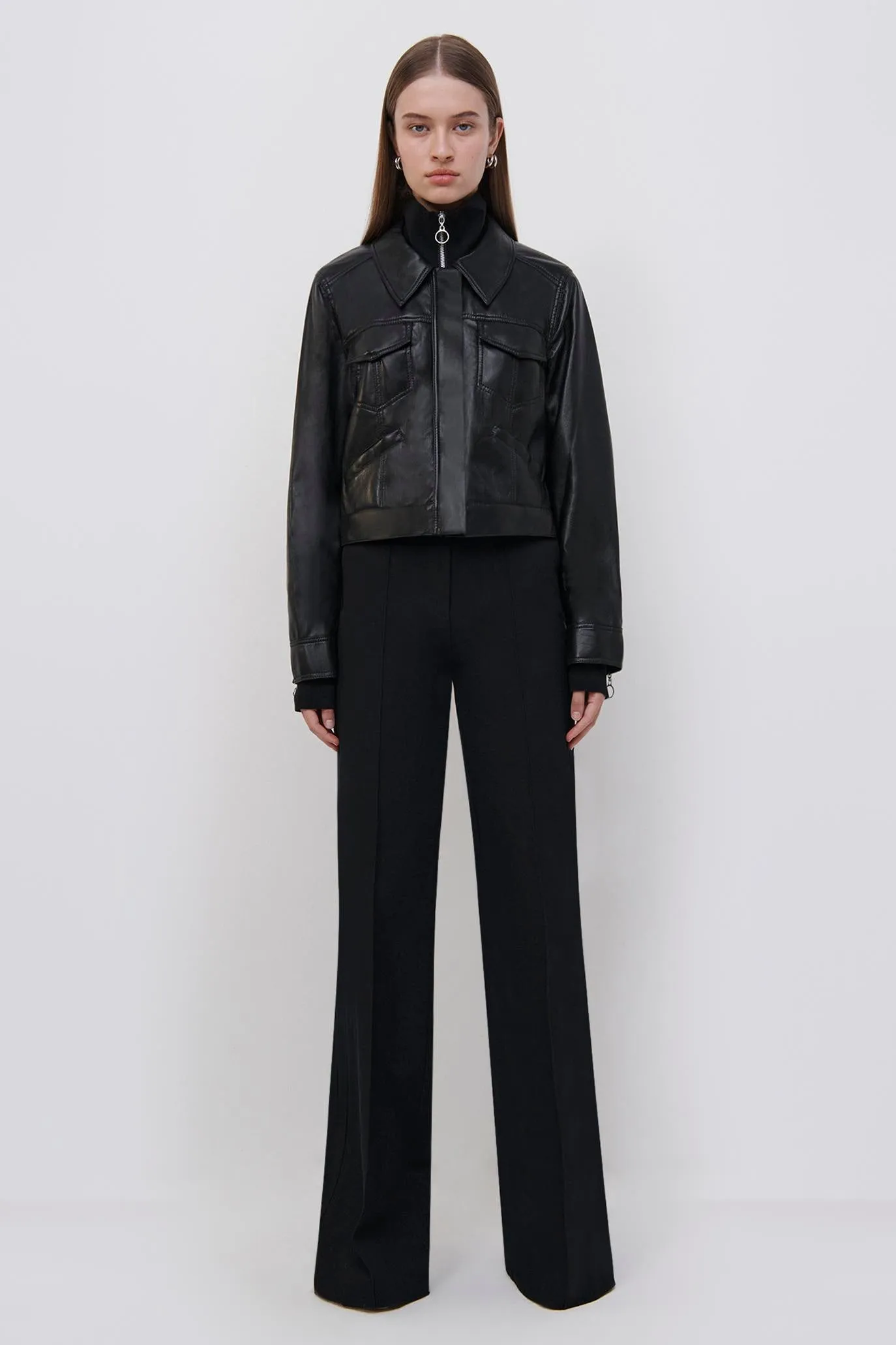 Becka Vegan Leather Jacket sold by Jonathan Simkhai product image thumbnail 5