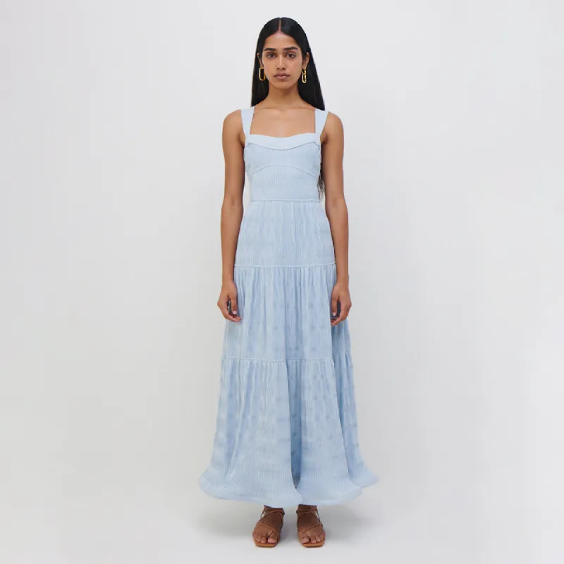 Celeste Plisse Midi Dress made by Jonathan Simkhai