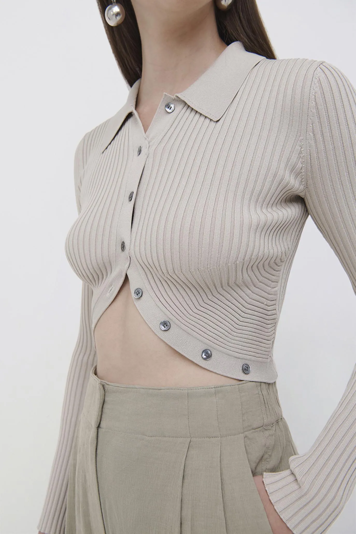 Sol Crop Top sold by Jonathan Simkhai product image thumbnail 4