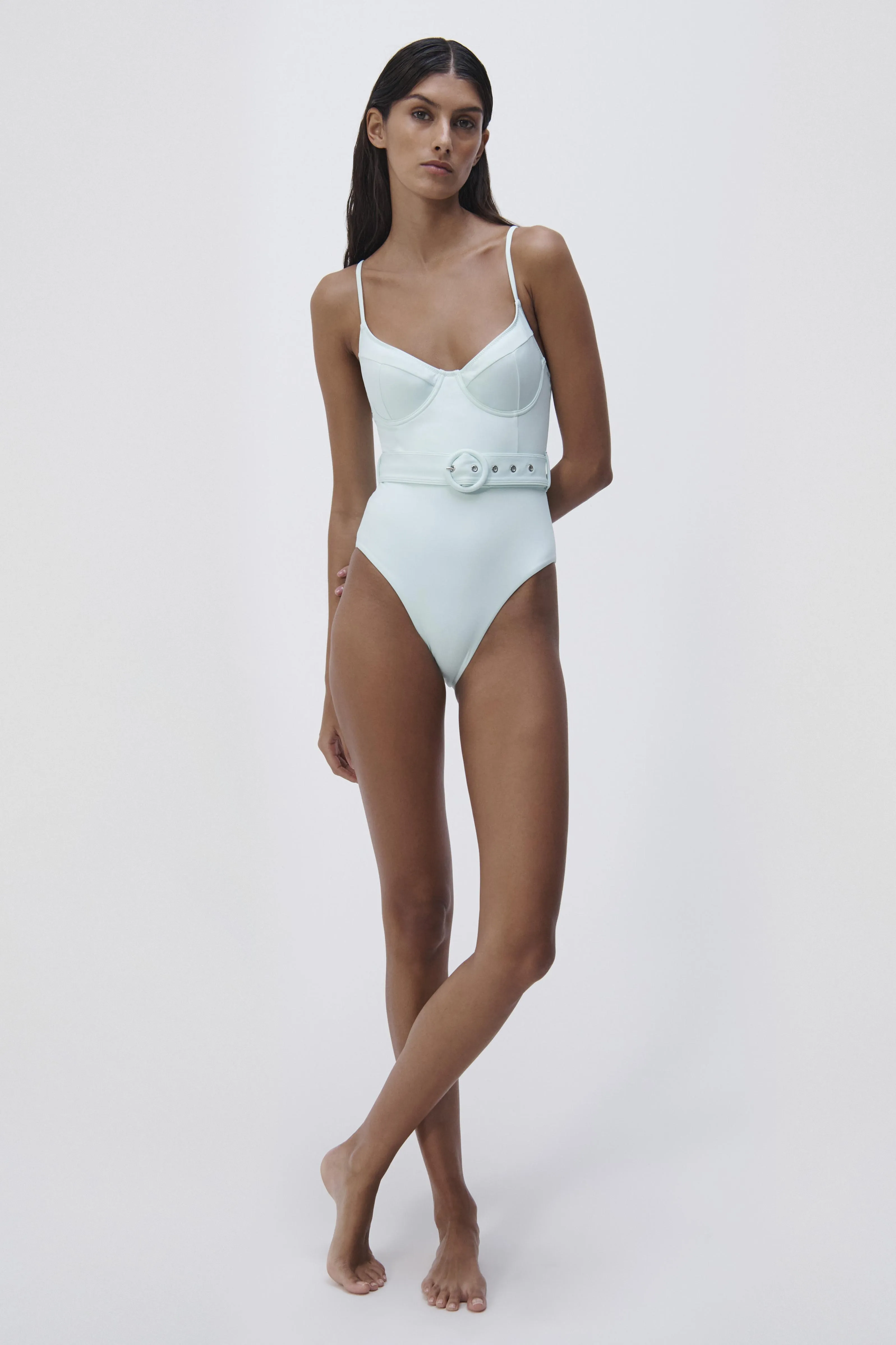 Noa Belted One Piece sold by Jonathan Simkhai product image thumbnail 2