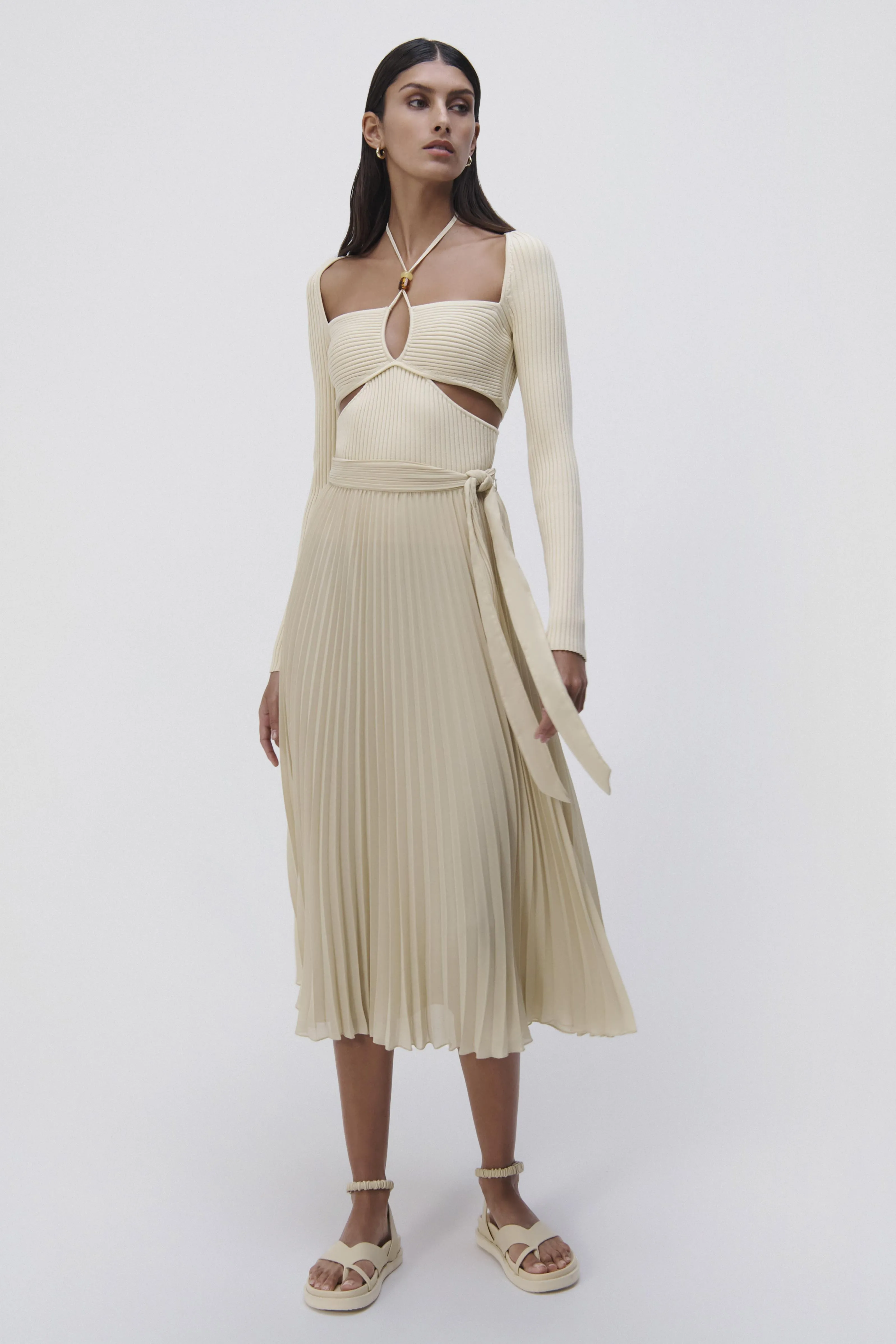 Elenor Compact Rib Top sold by Jonathan Simkhai product image thumbnail 3