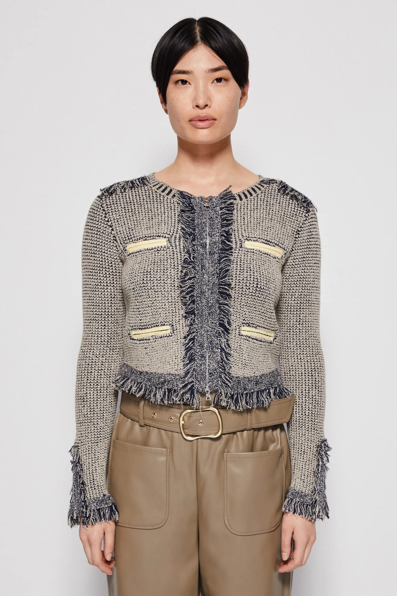 Marleigh Eco-Knit Jacket sold by Jonathan Simkhai product image thumbnail 3