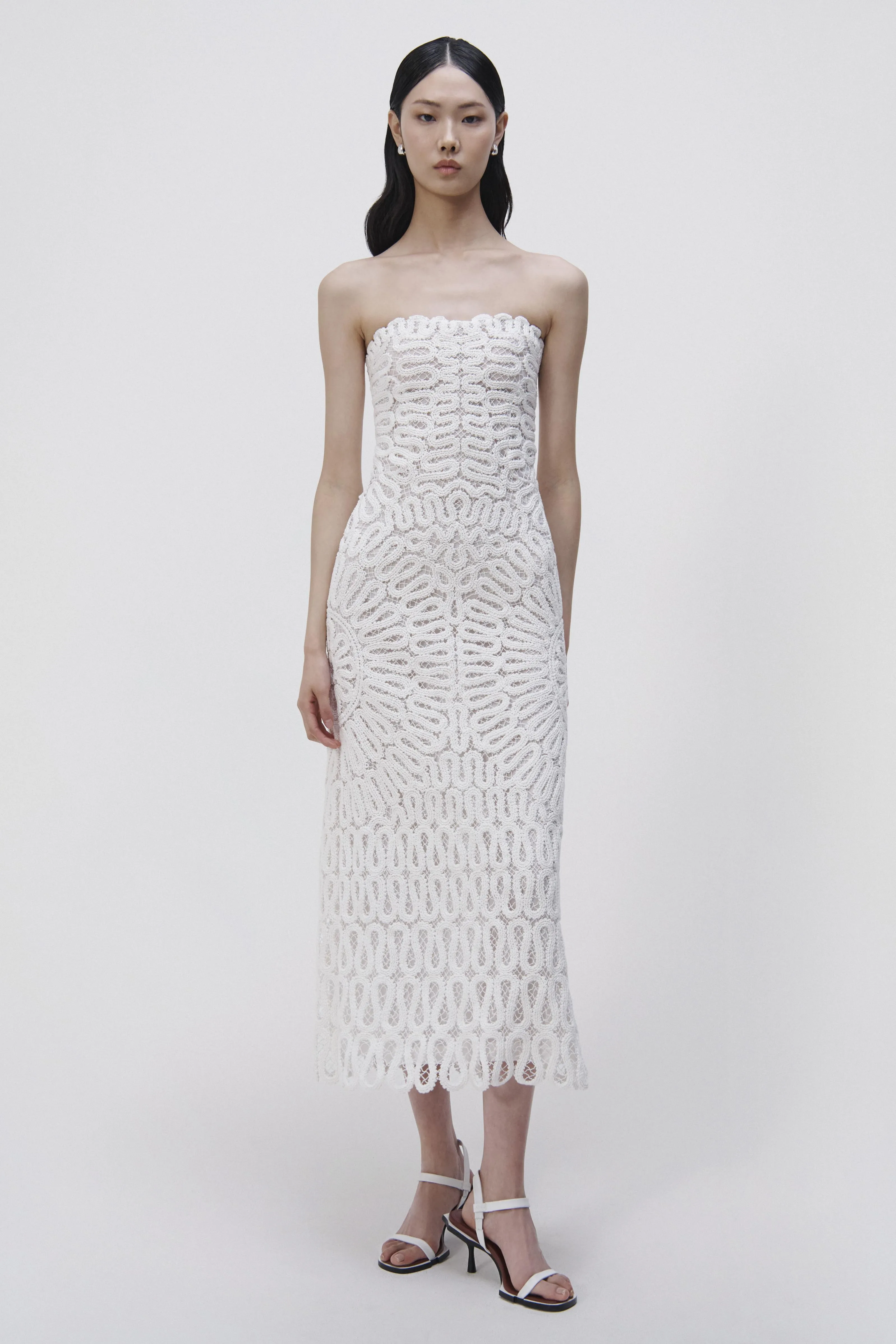 Elise Crochet Midi Dress sold by Jonathan Simkhai product image thumbnail 2