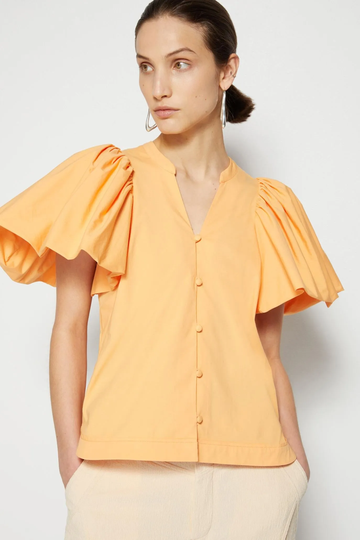 Hallie Poplin Top sold by Jonathan Simkhai product image thumbnail 3