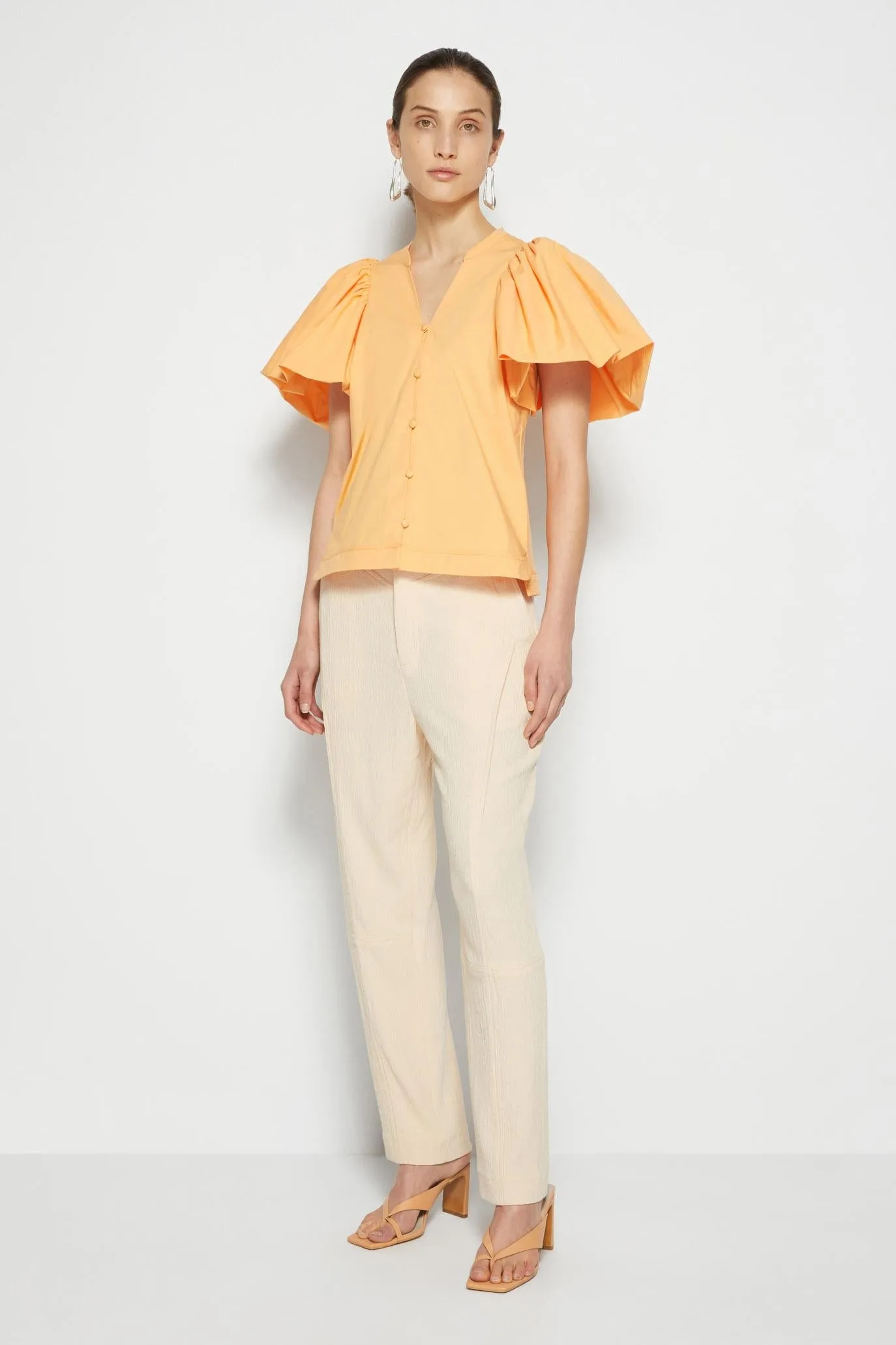 Hallie Poplin Top sold by Jonathan Simkhai product image thumbnail 4