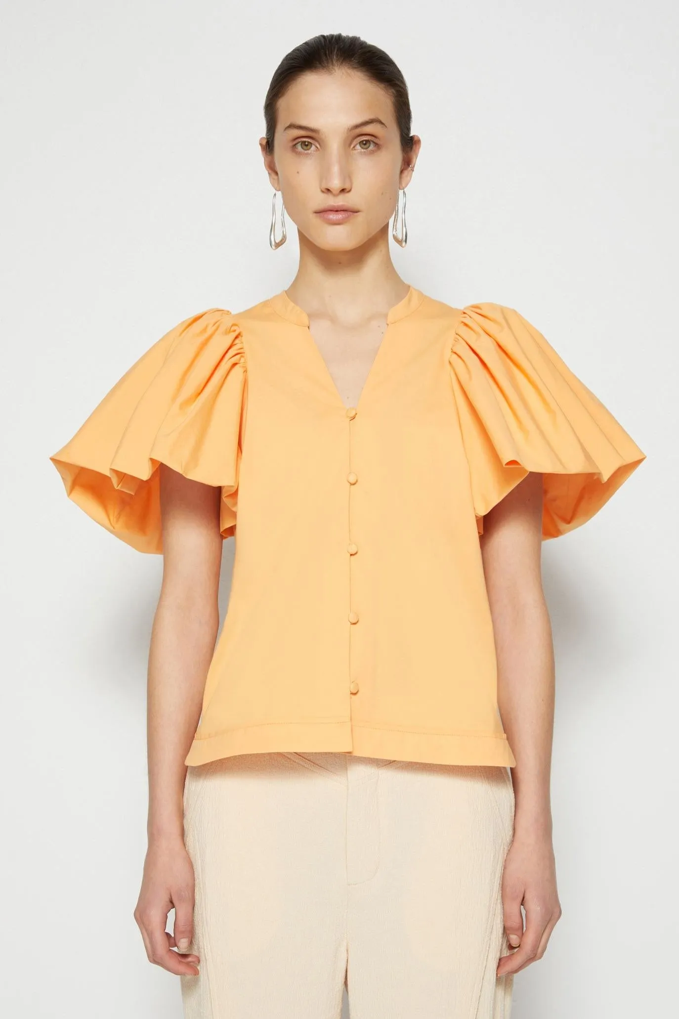 Hallie Poplin Top sold by Jonathan Simkhai product image thumbnail 2