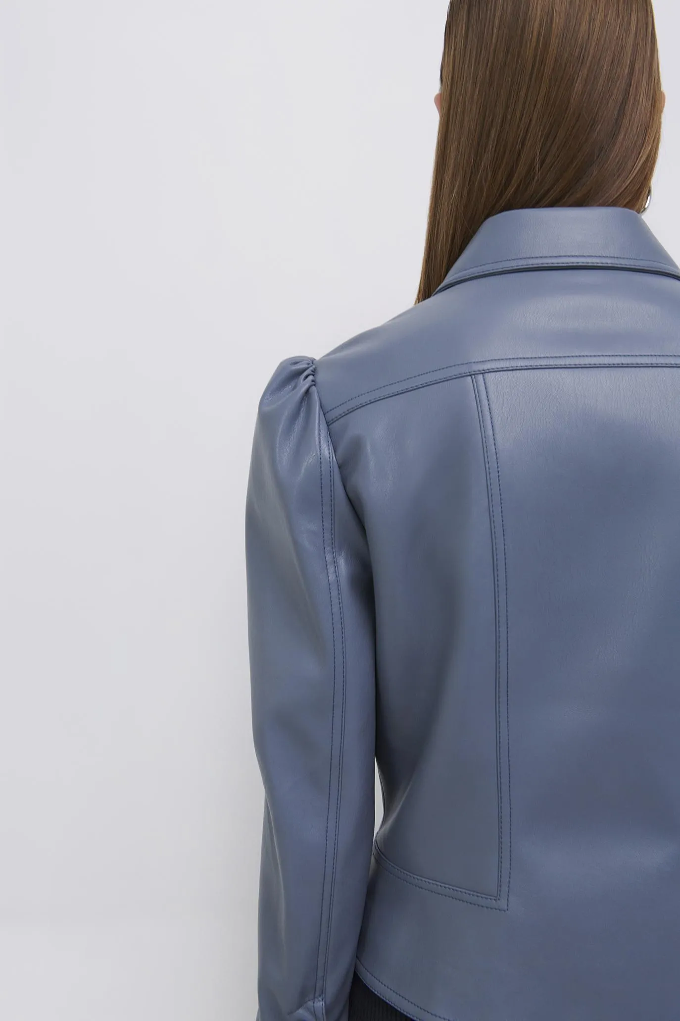 Wyatt Eco Vegan Leather Jacket sold by Jonathan Simkhai product image thumbnail 5