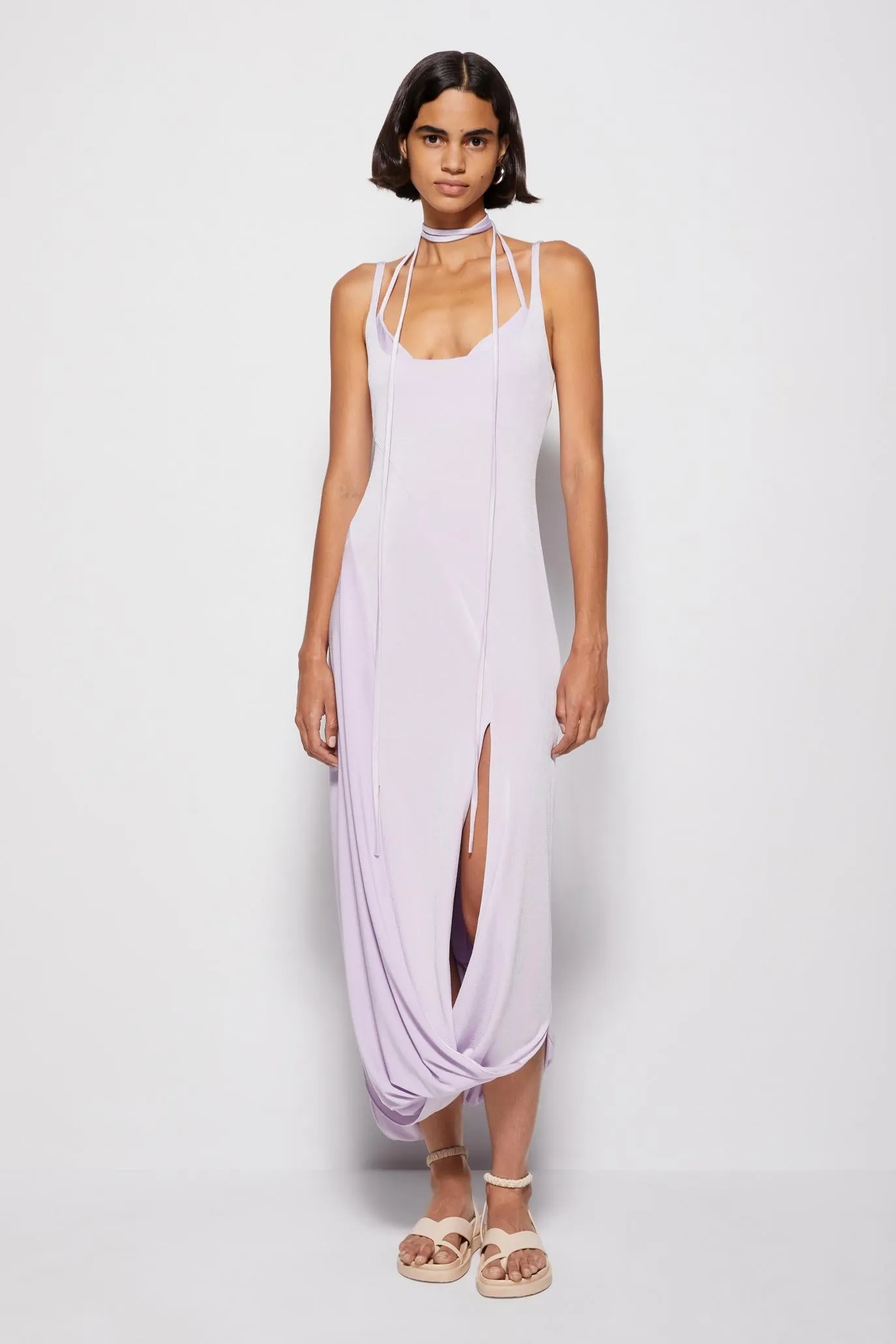 Roxanne Draped Dress sold by Jonathan Simkhai product image thumbnail 3