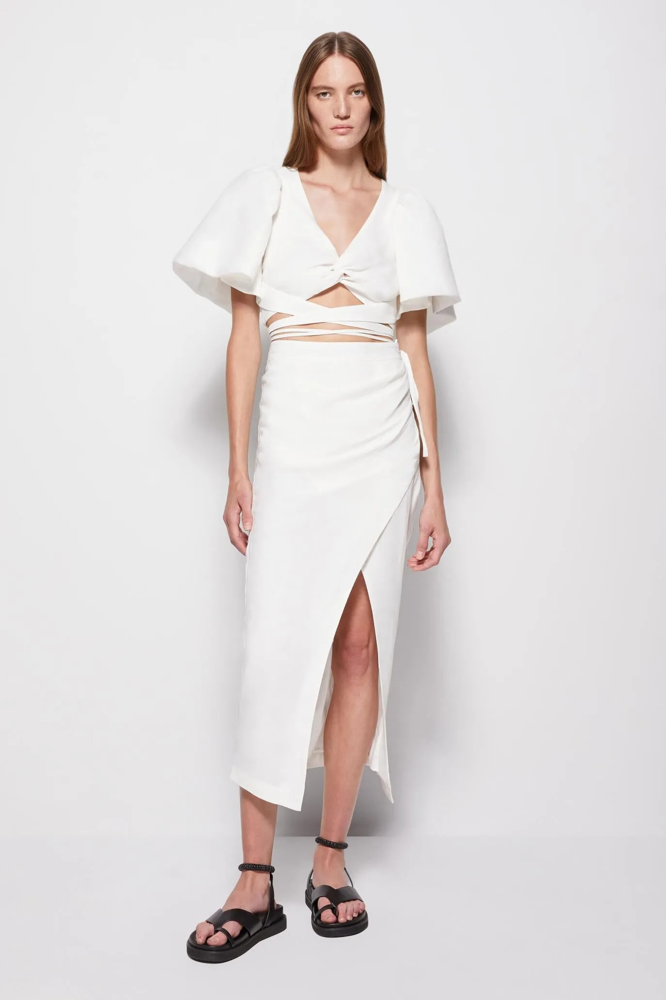 Sadie Linen Top sold by Jonathan Simkhai product image thumbnail 3