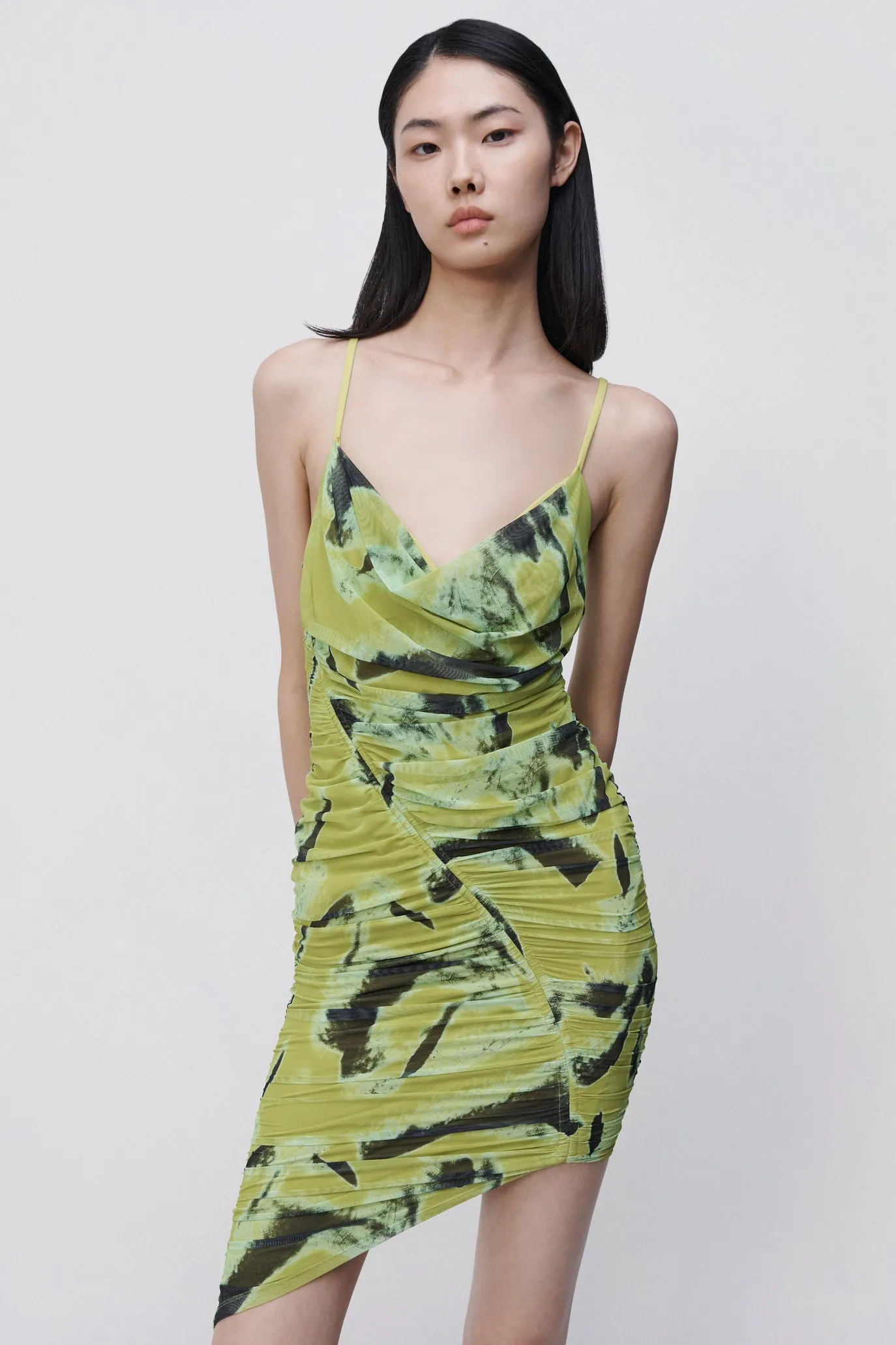 Trixie Printed Mesh Mini Dress sold by Jonathan Simkhai product image thumbnail 2