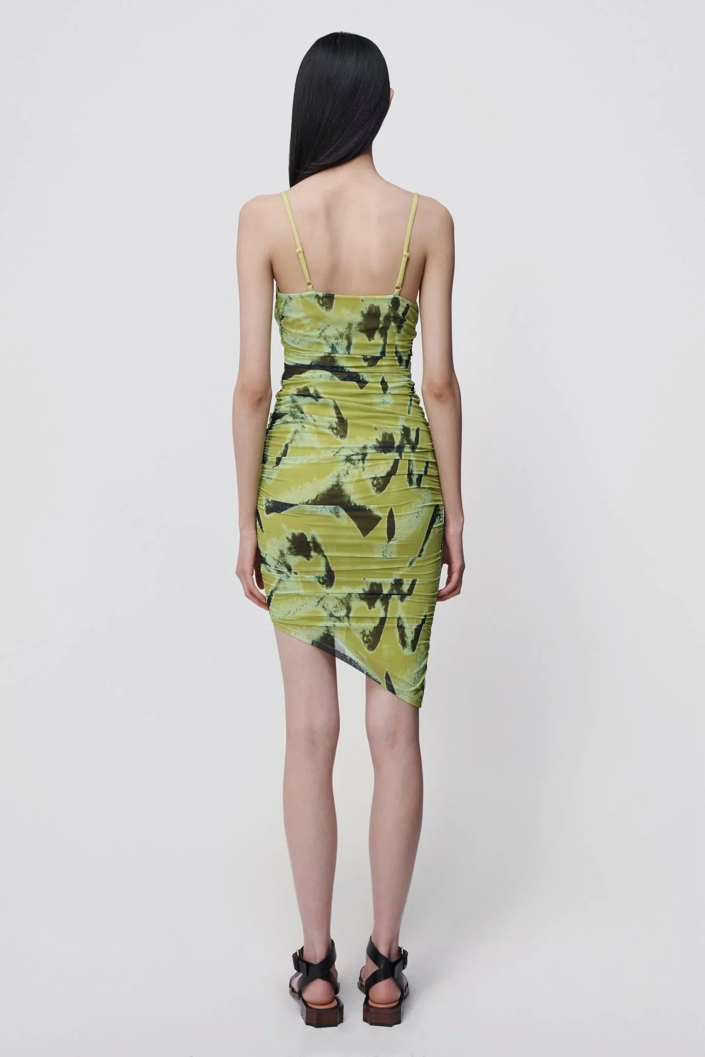 Trixie Printed Mesh Mini Dress sold by Jonathan Simkhai product image thumbnail 5