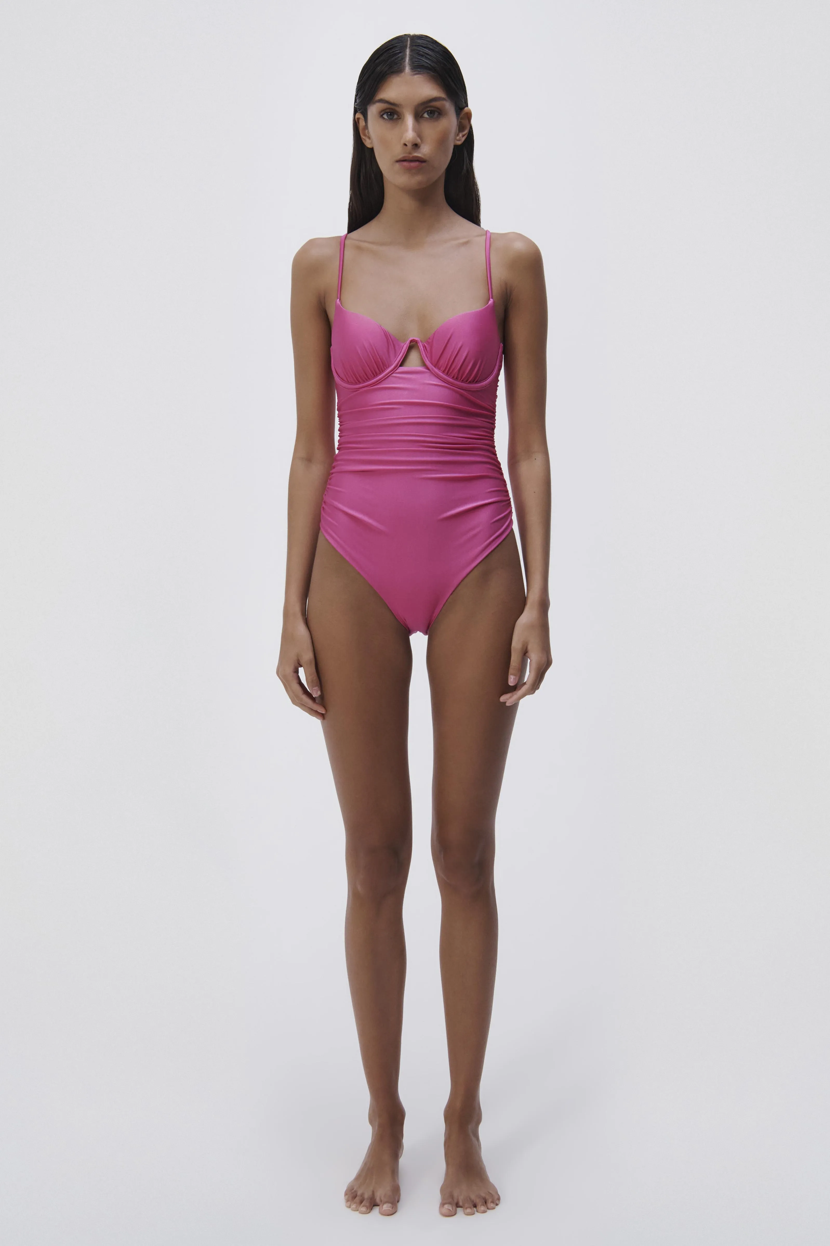 Laine Satin One Piece sold by Jonathan Simkhai product image thumbnail 5