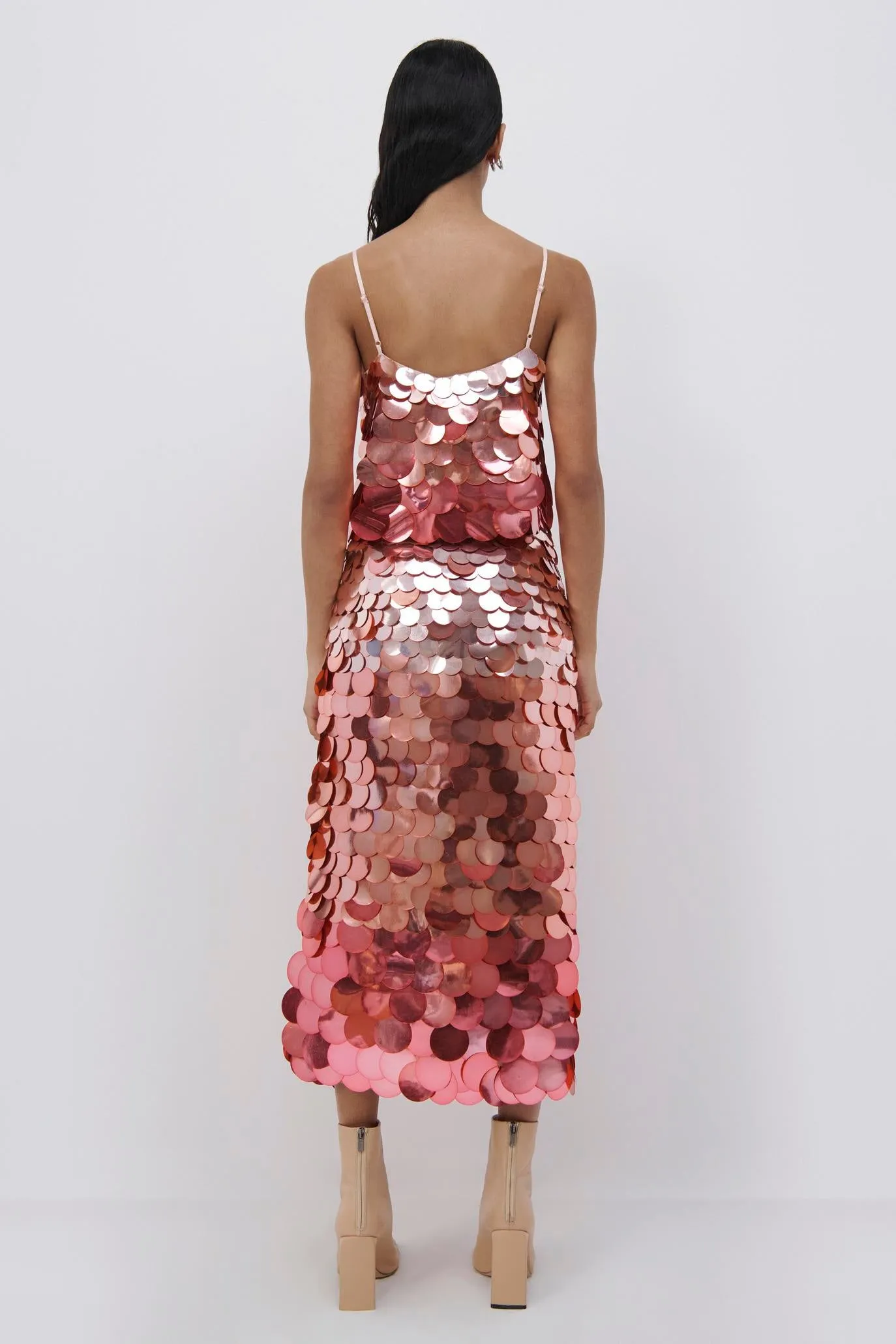 Elvira Ombre Sequin Midi Skirt sold by Jonathan Simkhai product image thumbnail 5