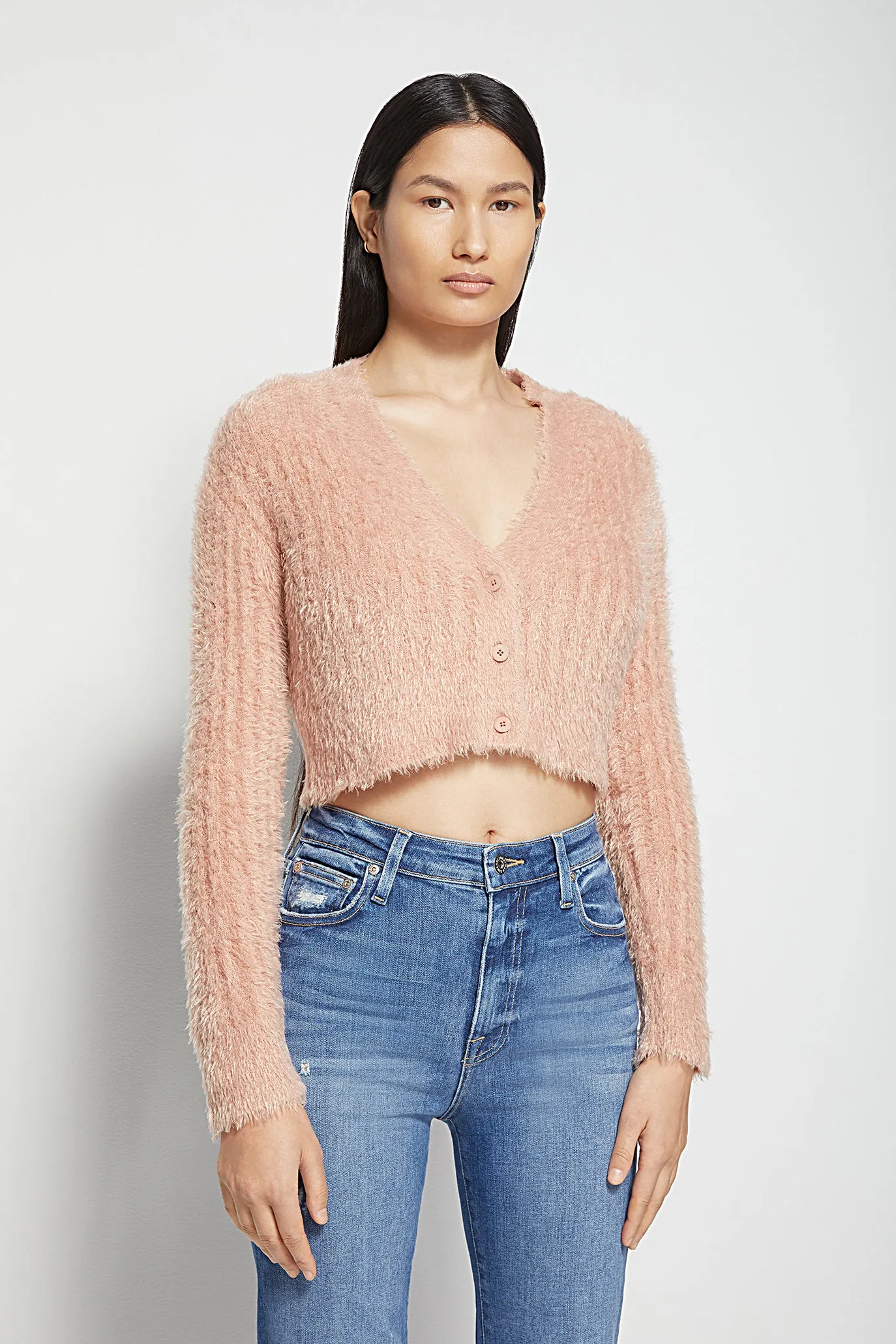 Maya Feathered Cardigan sold by Jonathan Simkhai