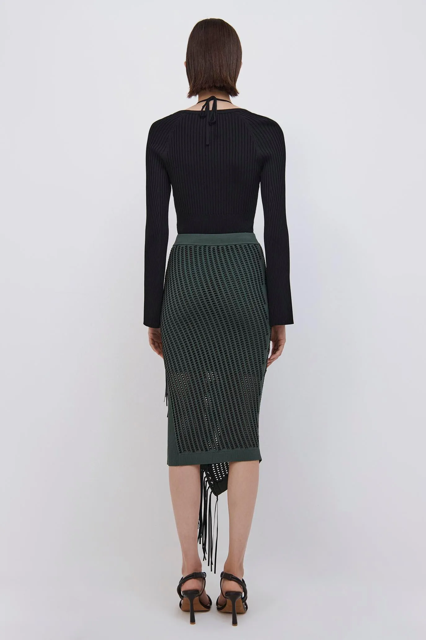 Minka Compact Rib Halter Top sold by Jonathan Simkhai product image thumbnail 5