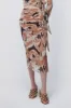 Kensingten Printed Mesh Skirt sold by Jonathan Simkhai