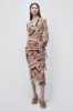 Kensingten Printed Mesh Skirt sold by Jonathan Simkhai
