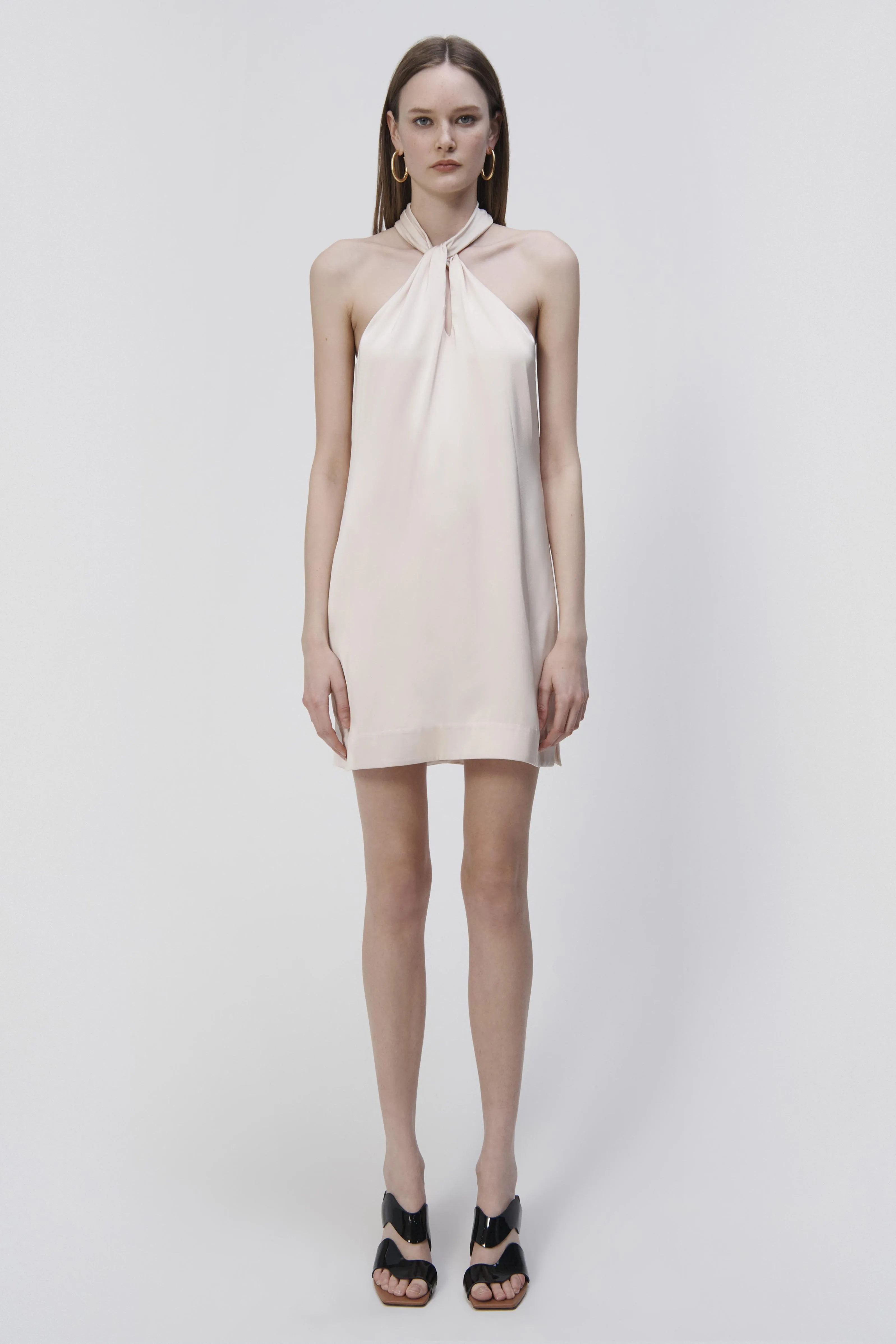 Mitra Charmeuse Halter Dress sold by Jonathan Simkhai product image thumbnail 5