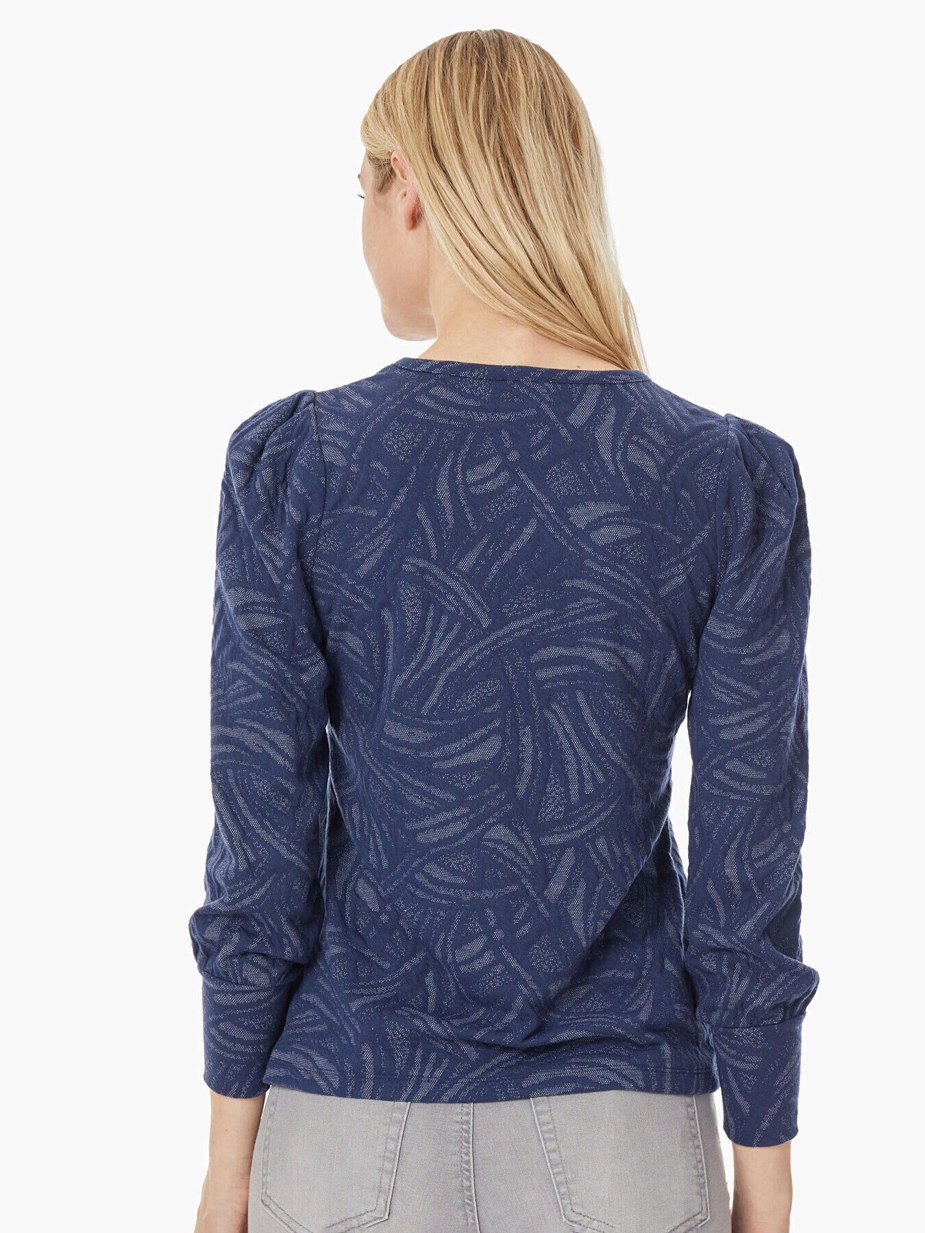 Puff Sleeve Textured Knit Top sold by Jones New York product image thumbnail 3