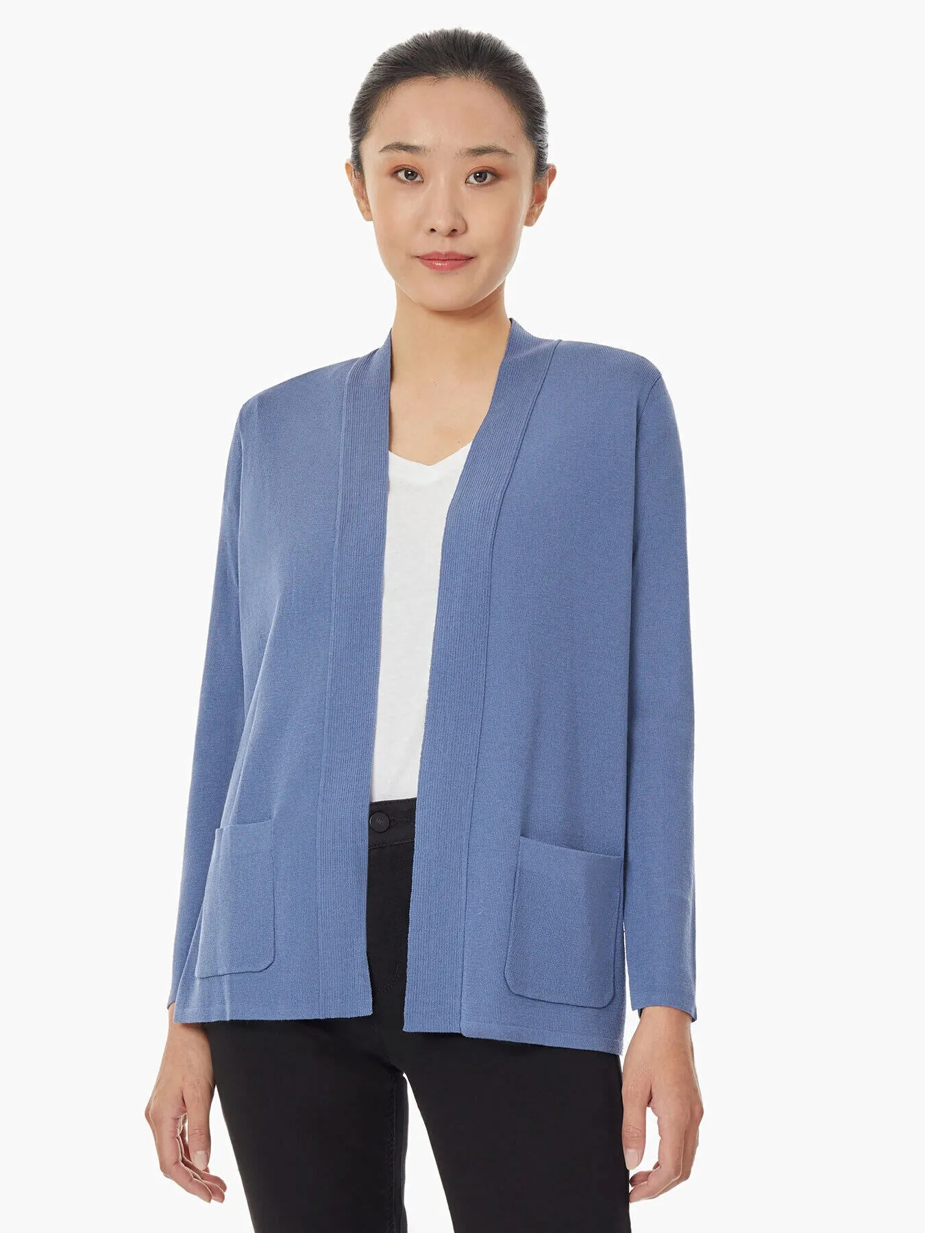 Open Front Cardigan With Pockets sold by Jones New York