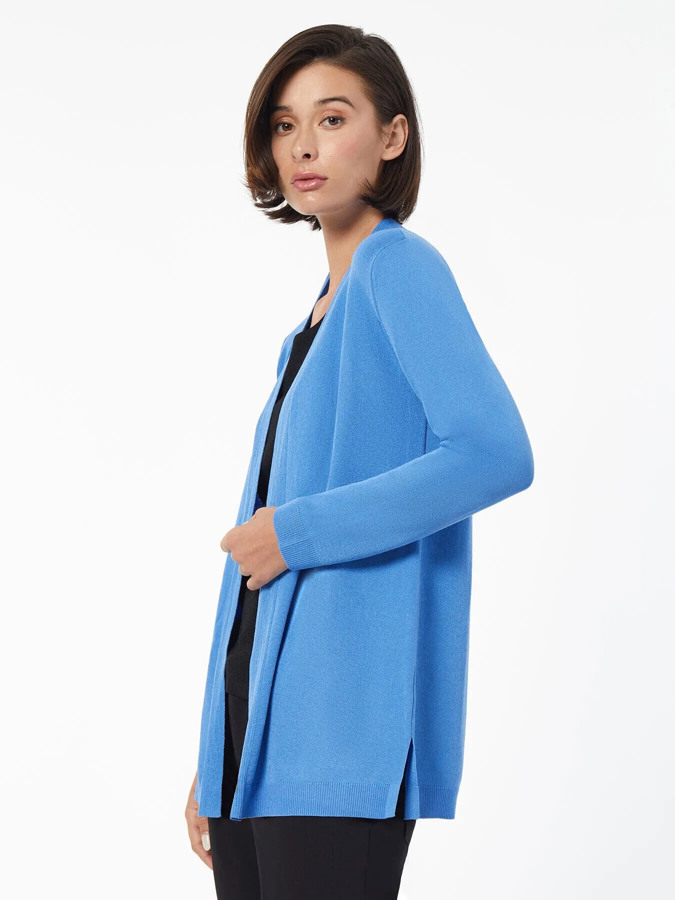 V-Neck Open Cardigan sold by Jones New York product image thumbnail 2