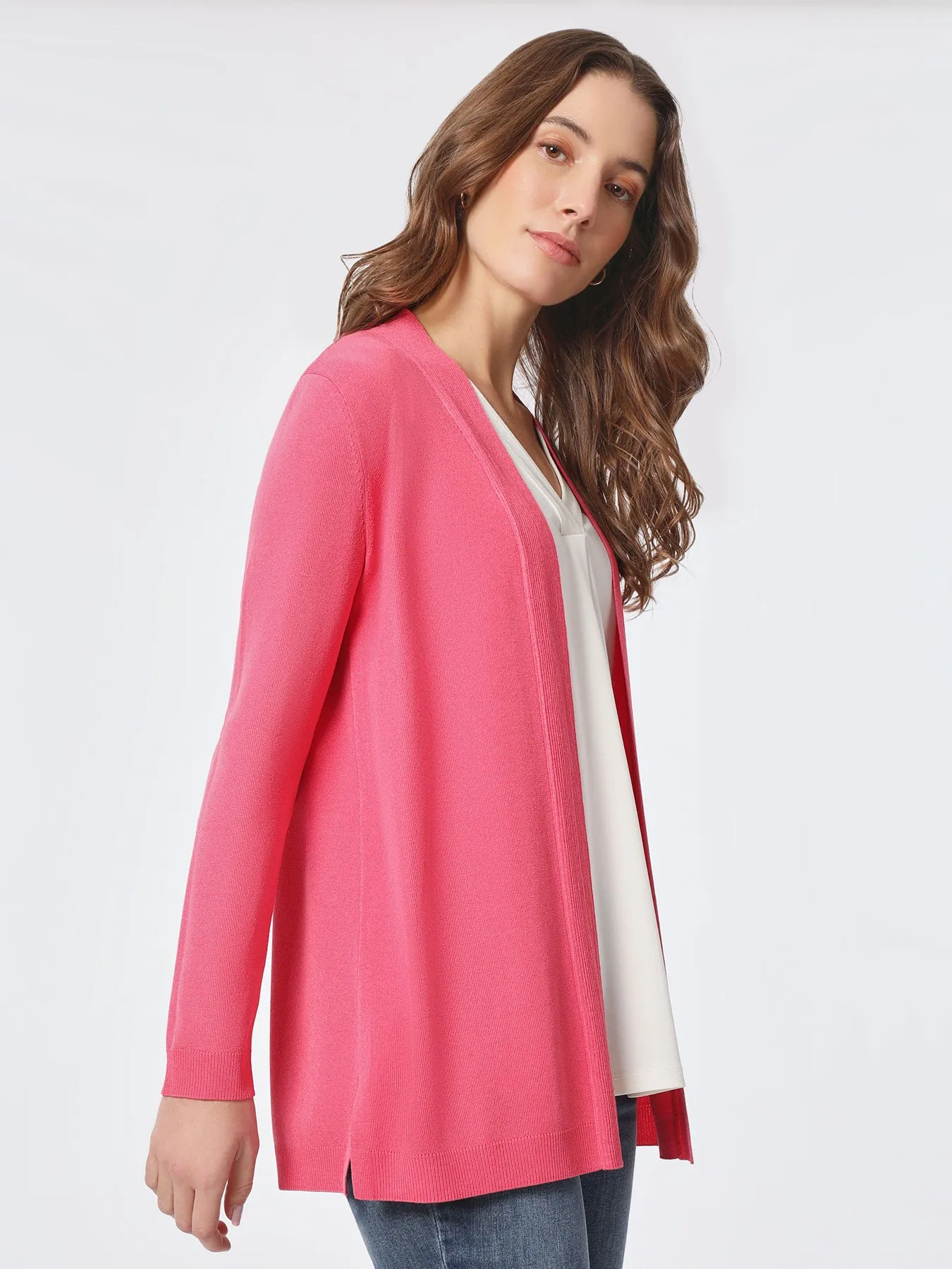 Plus Size Open Front Icon Cardigan sold by Jones New York product image thumbnail 2