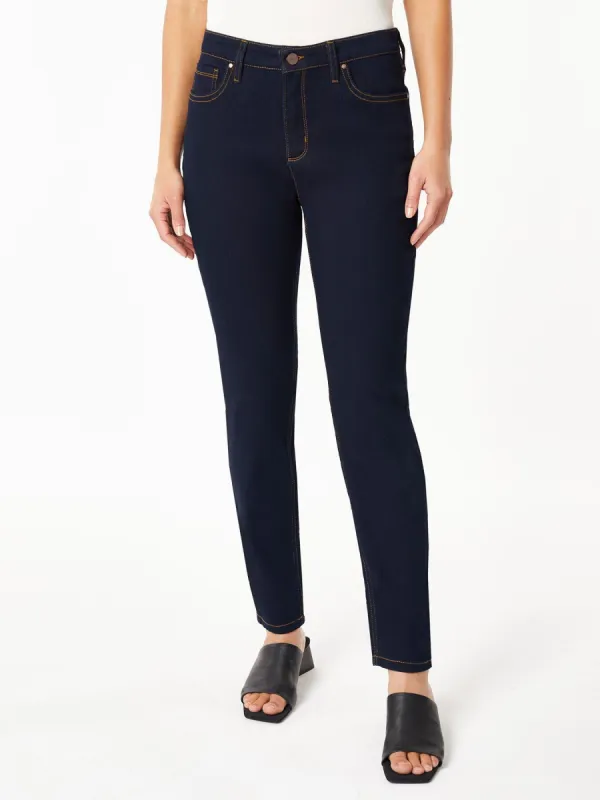Lexington High Rise Skinny Jean, Indigo Rinse made by Jones New York