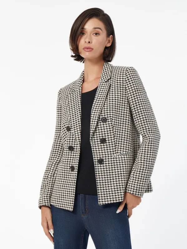 Tweed Faux Double Breasted Jacket sold by Jones New York