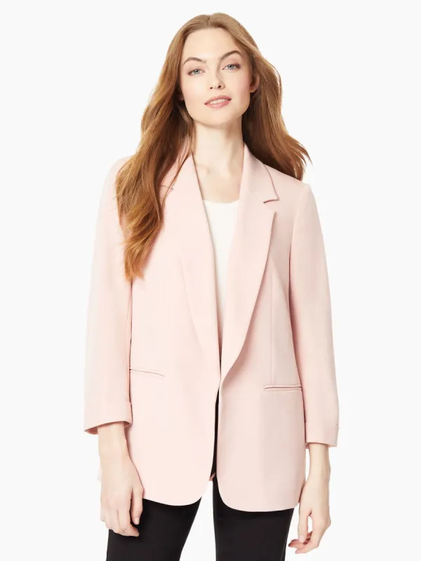 Notch Collar Rolled Cuff Bi-Stretch Blazer sold by Jones New York