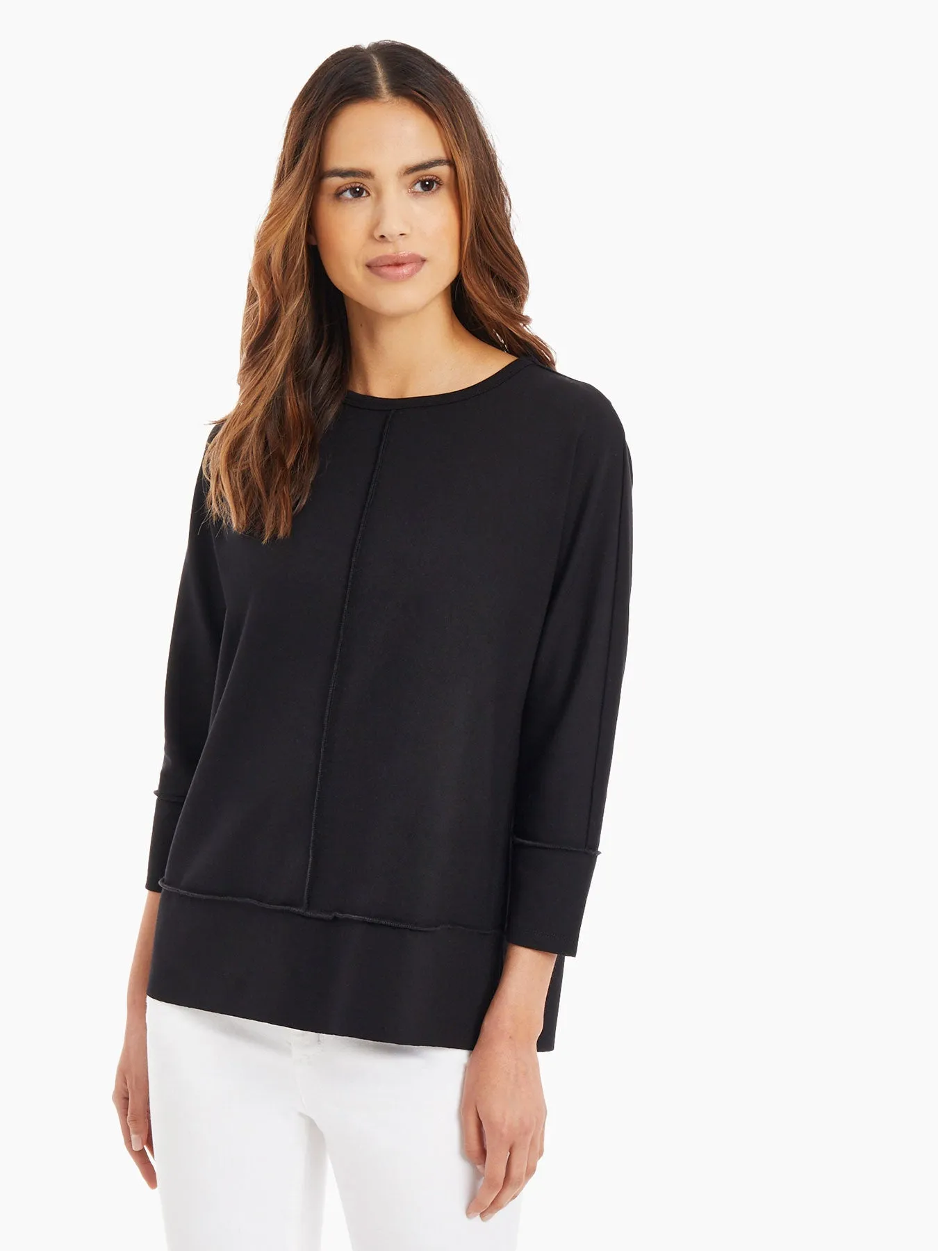 Plus Size Seam Detail Dolman Tunic sold by Jones New York product image thumbnail 2
