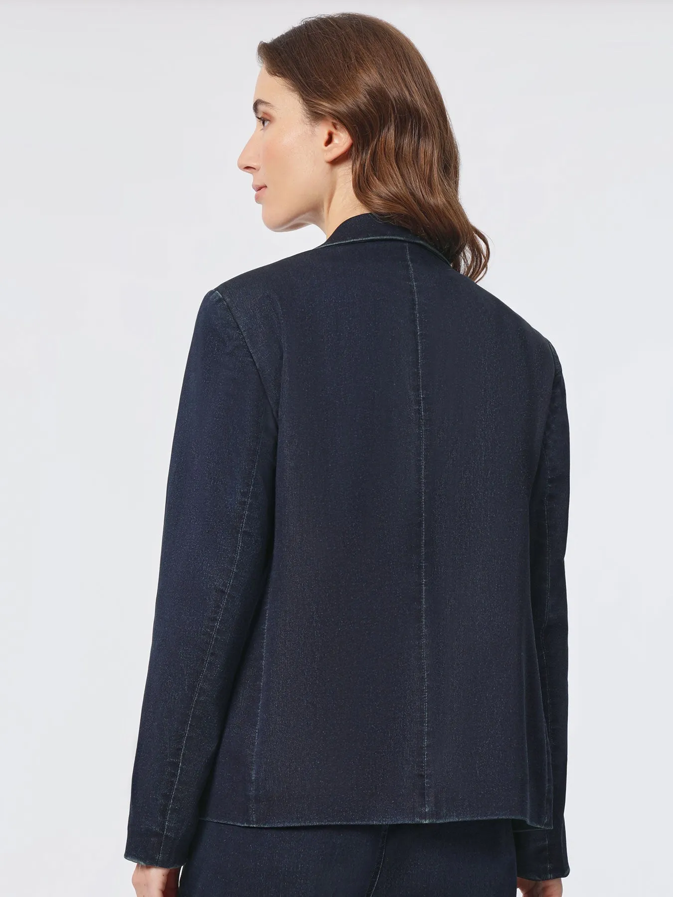 Denim Faux Double Breasted Blazer sold by Jones New York product image thumbnail 5