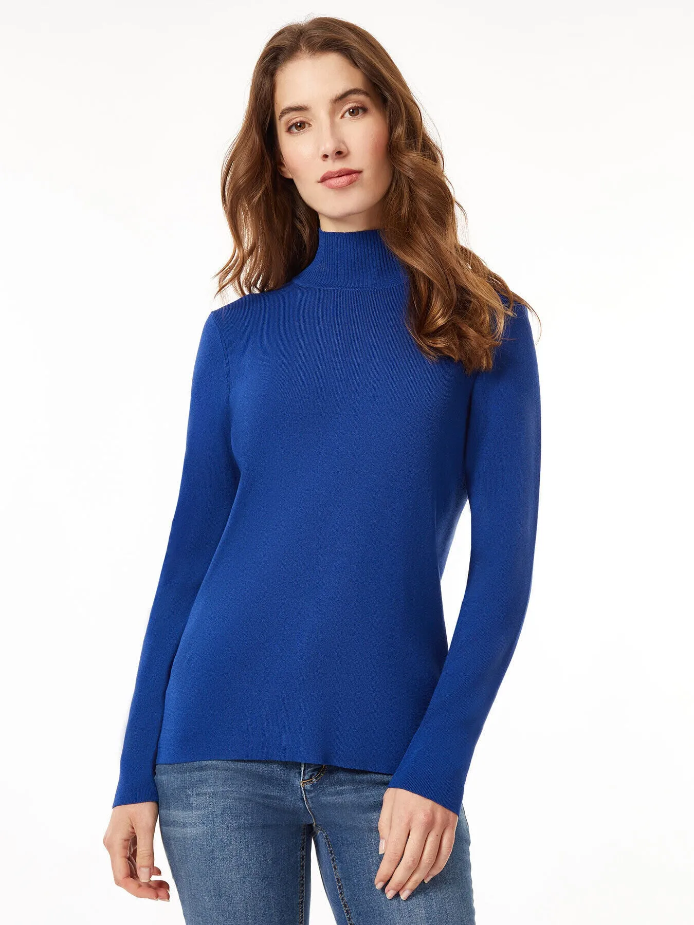 Long Sleeve Mock Neck Knit Sweater sold by Jones New York