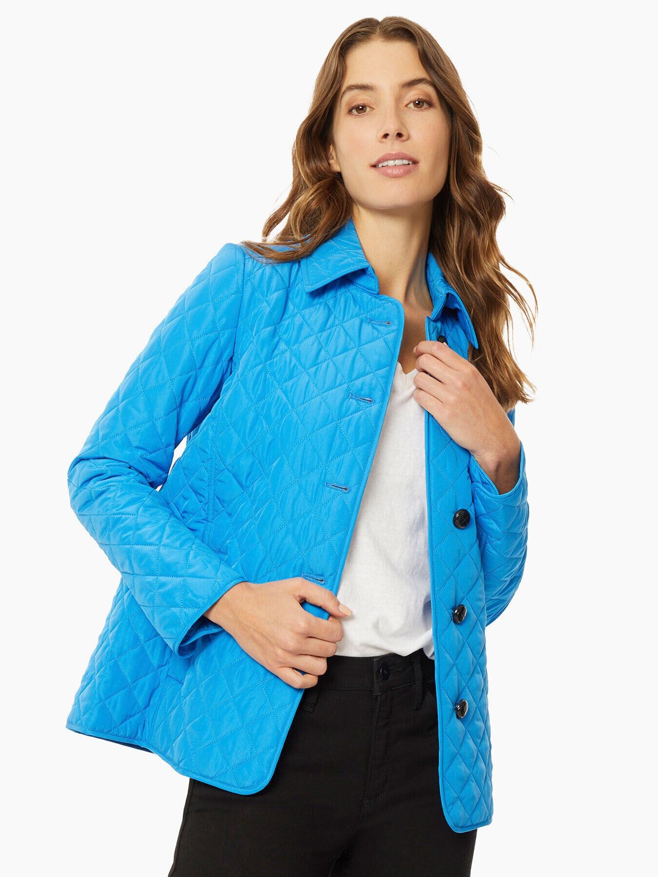 Five-Button Quilted Jacket sold by Jones New York
