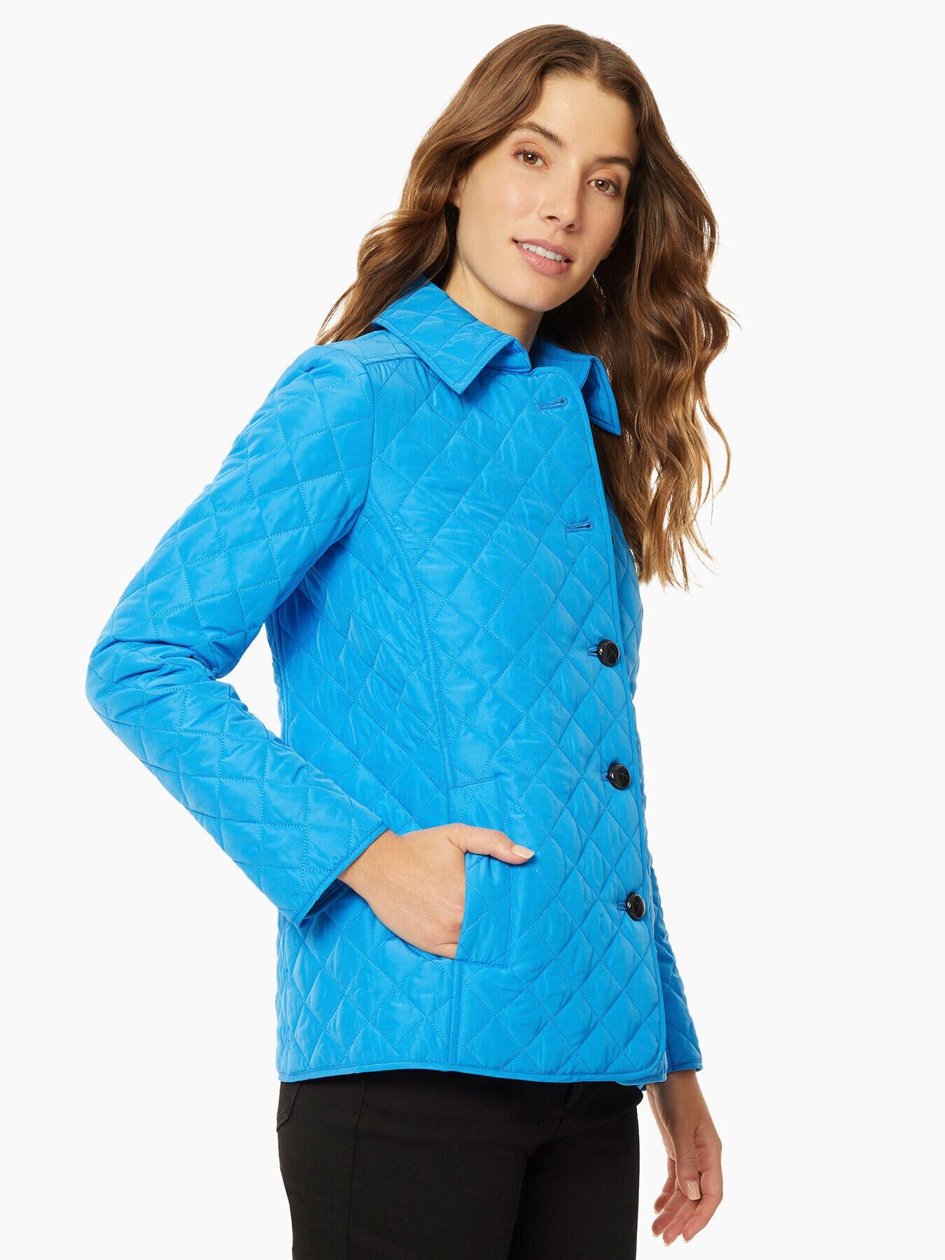 Five-Button Quilted Jacket sold by Jones New York product image thumbnail 2