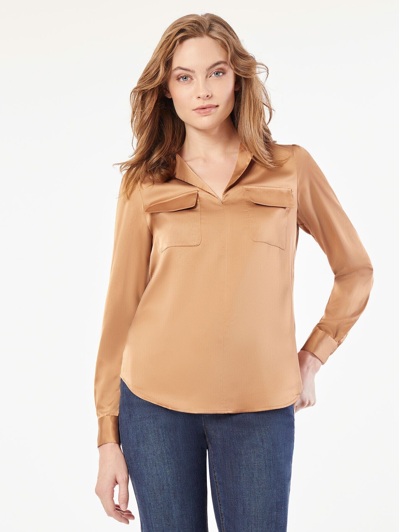 Simplified Utility Blouse sold by Jones New York