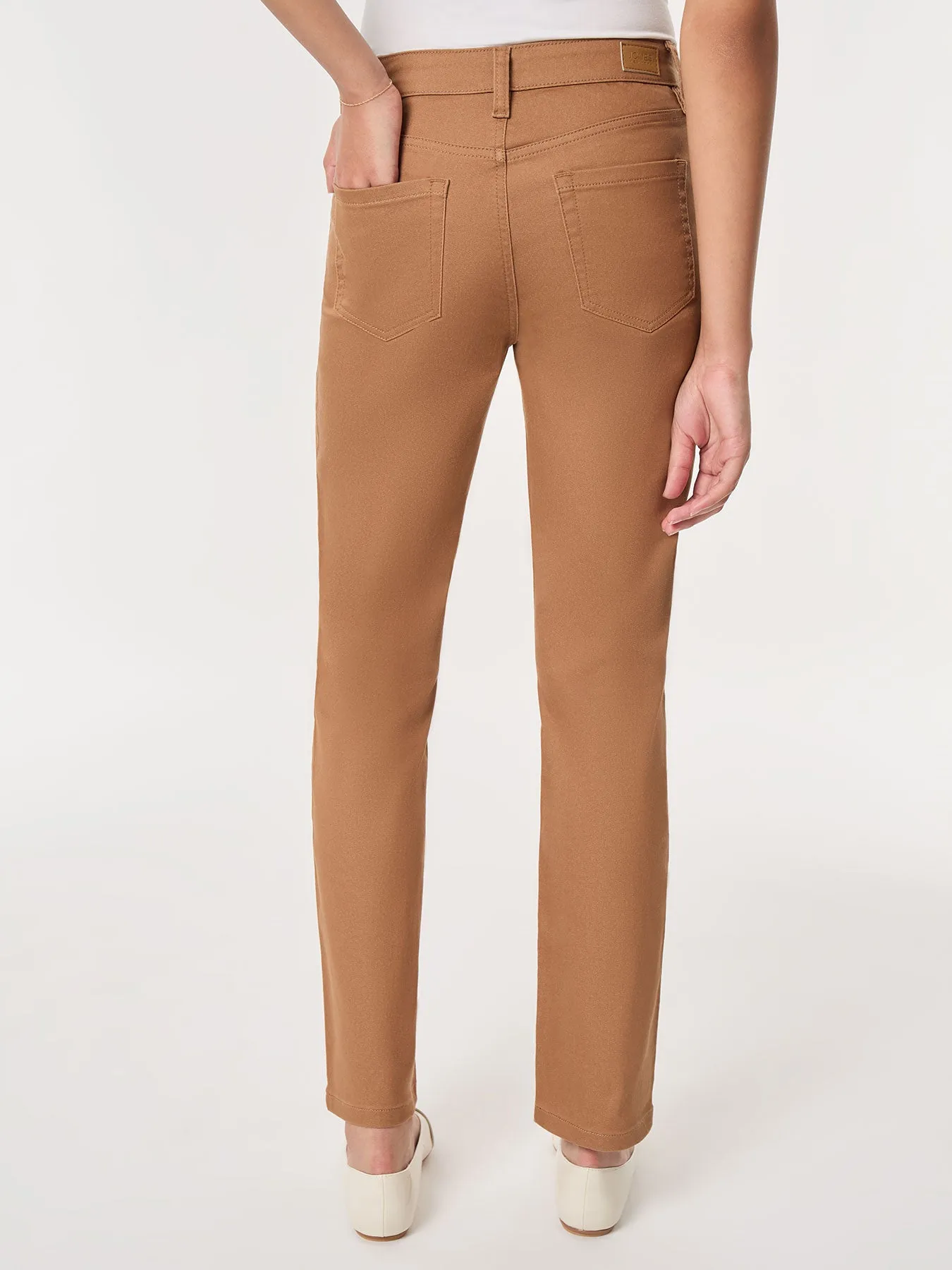 Petite Lexington Straight Leg Jeans, Caramel sold by Jones New York product image thumbnail 3