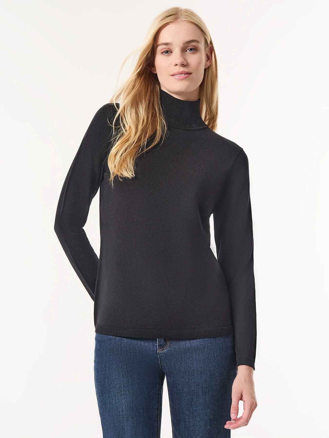 Long Sleeve Mock Neck Sweater sold by Jones New York