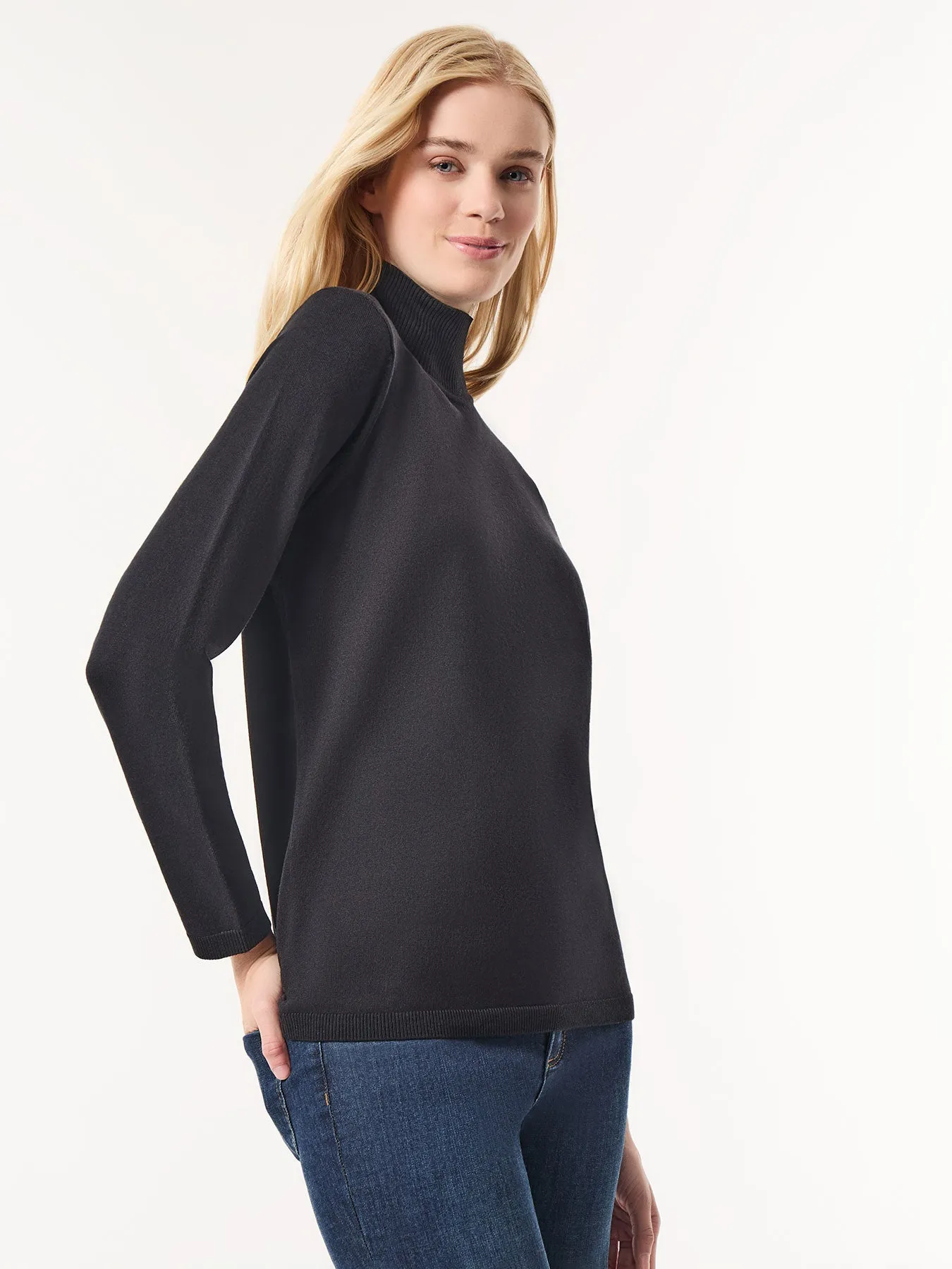 Long Sleeve Mock Neck Sweater sold by Jones New York product image thumbnail 2