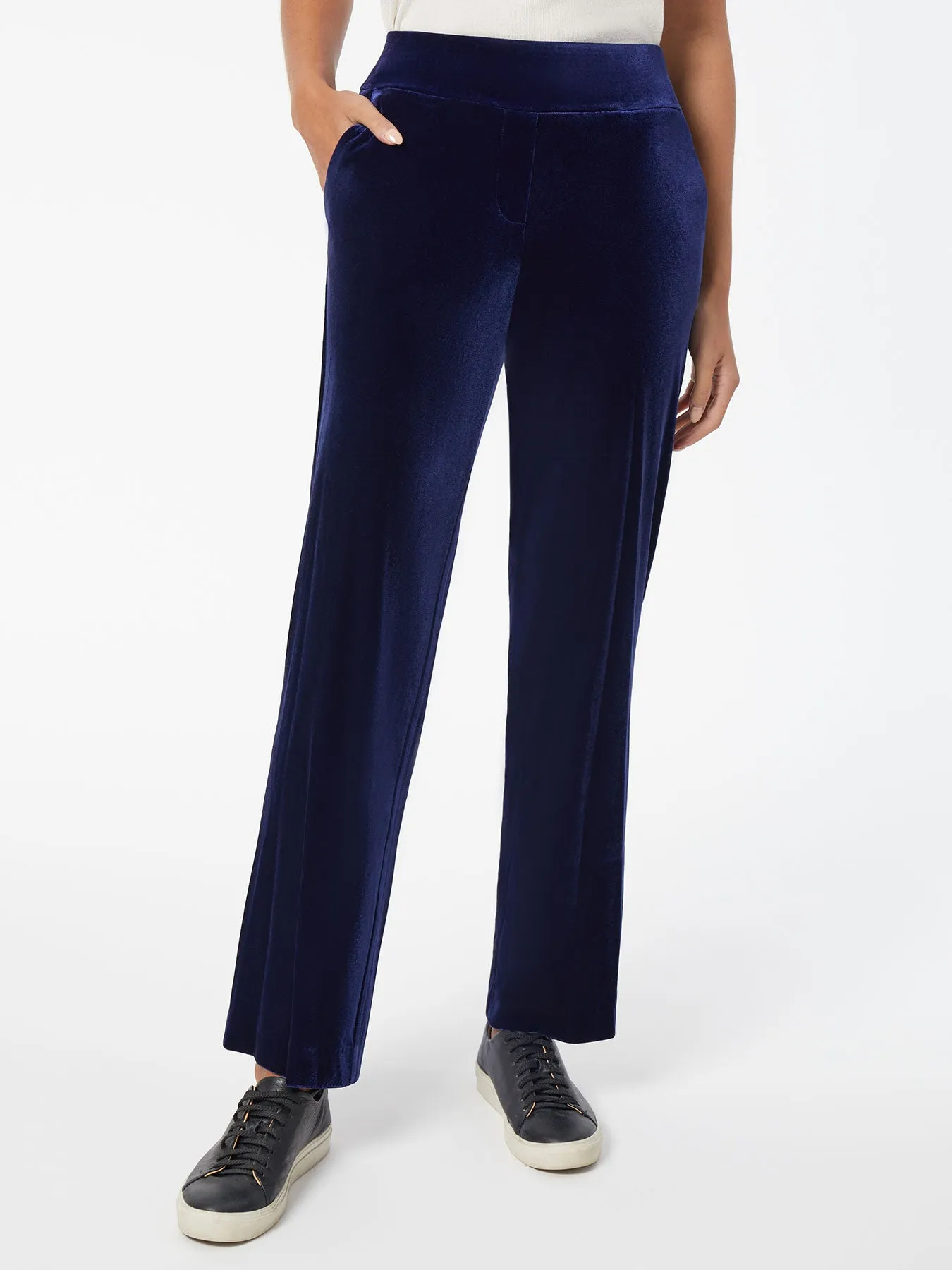 Pull-On Velour Straight Leg Pants sold by Jones New York