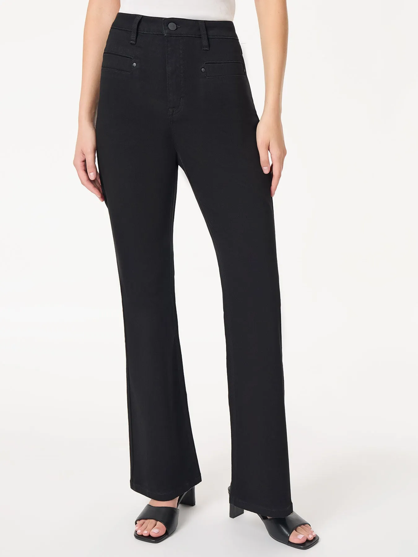 Lexington High Rise Flare Jeans, Onyx Wash sold by Jones New York